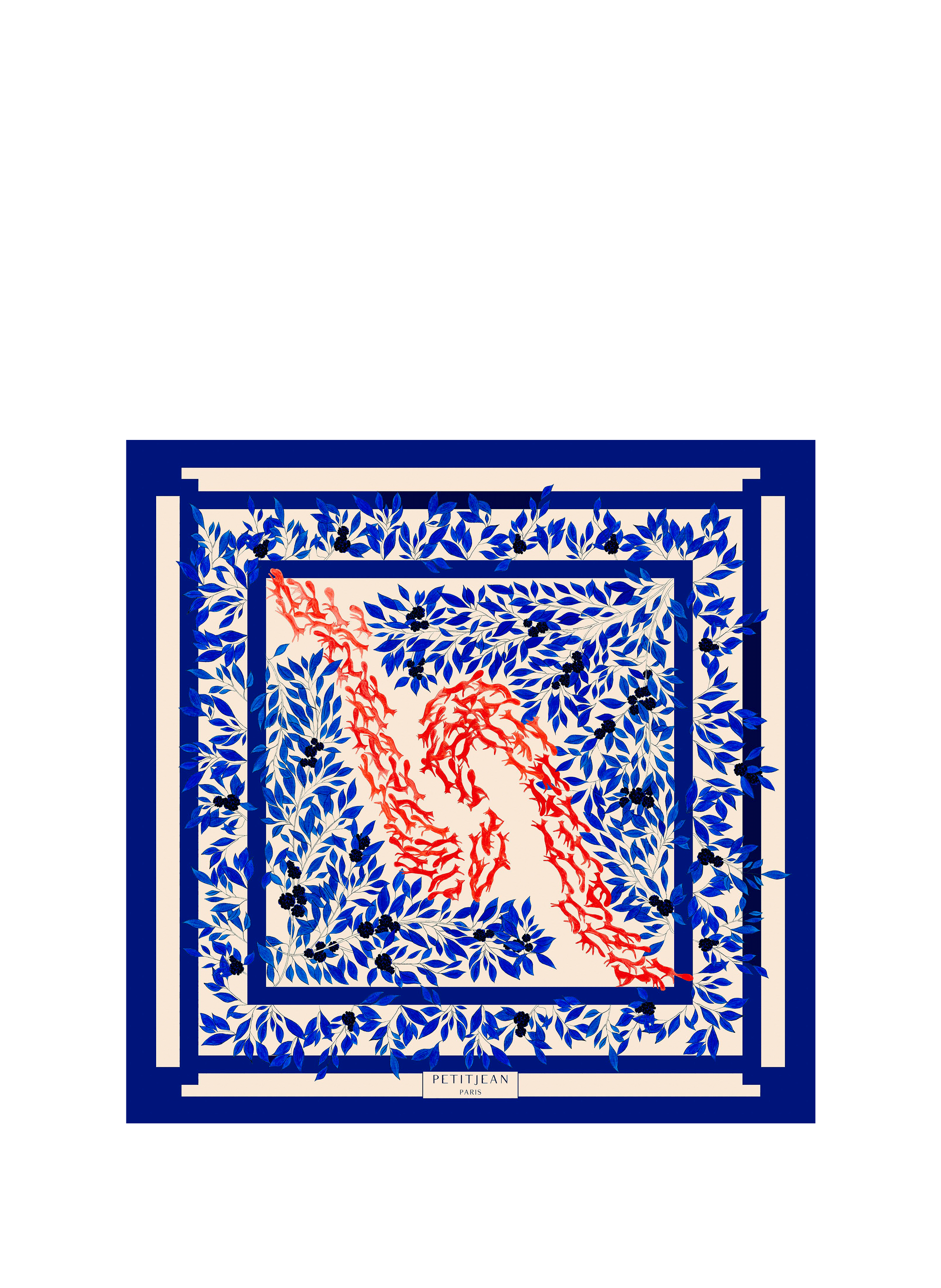 PETITJEAN PARIS Silk scarf Multicolour