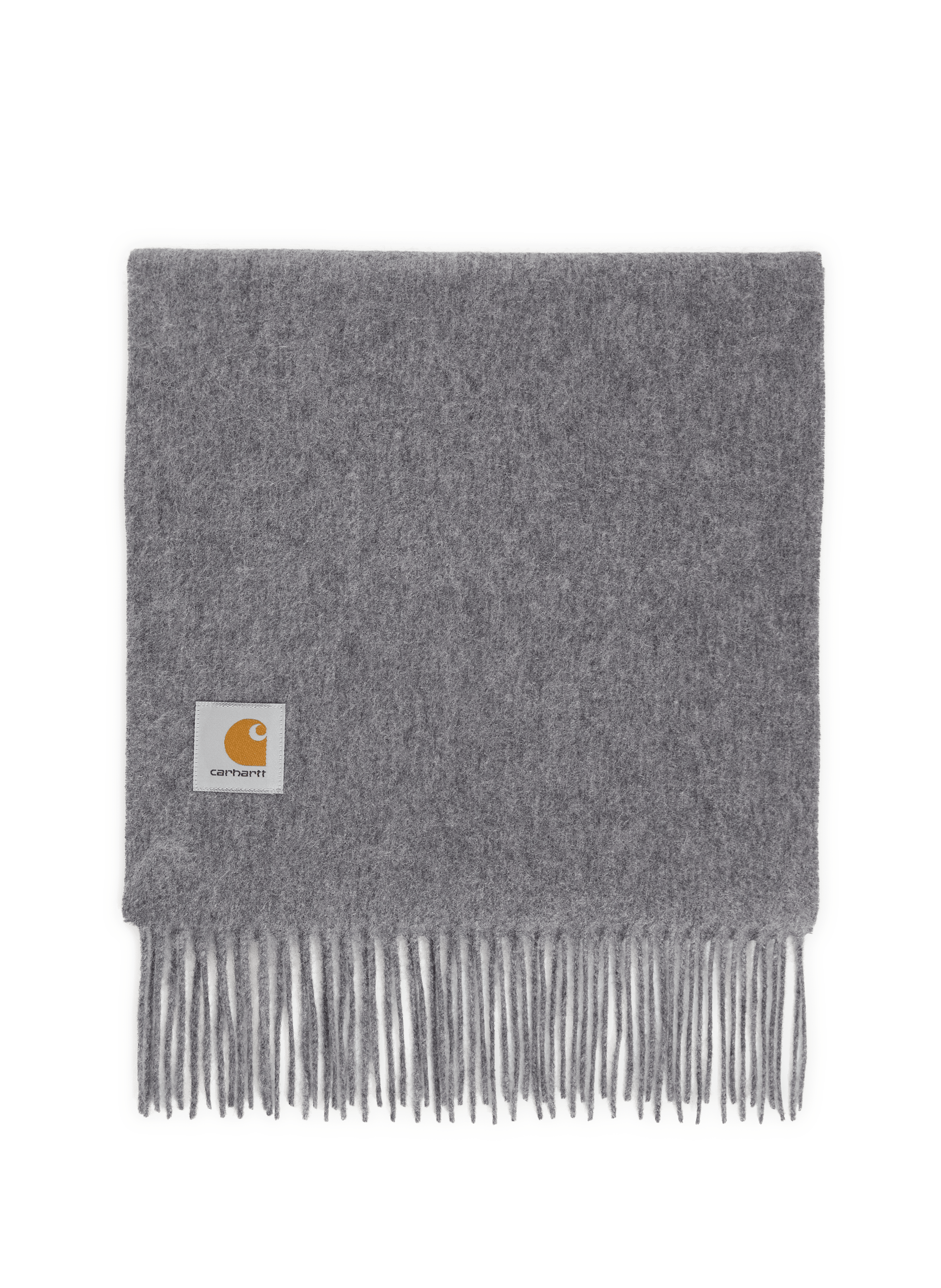 CARHARTT WIP Scarf with a plain and checked appearance Grey