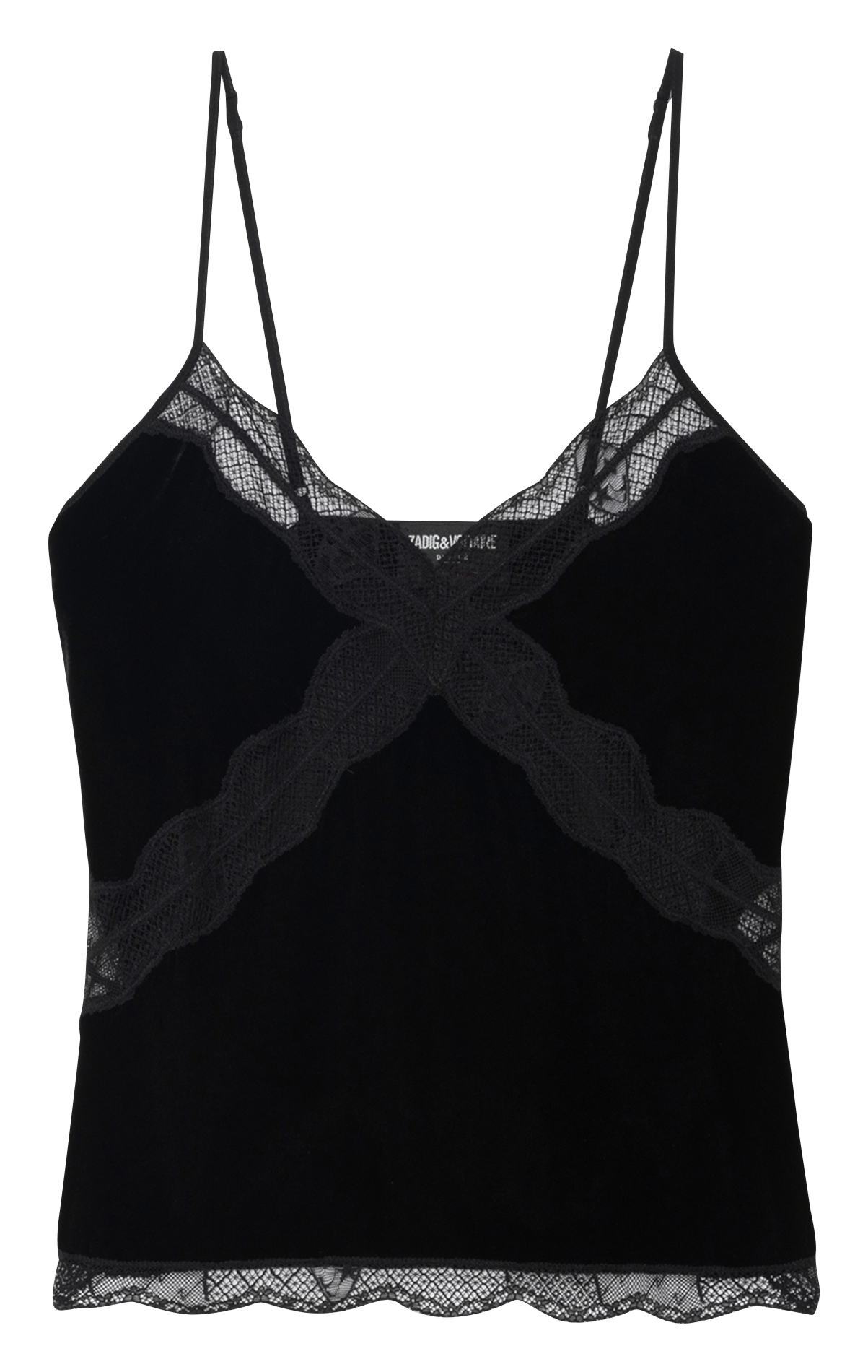 Caraco droit col v cishi ZADIG&VOLTAIRE Noir