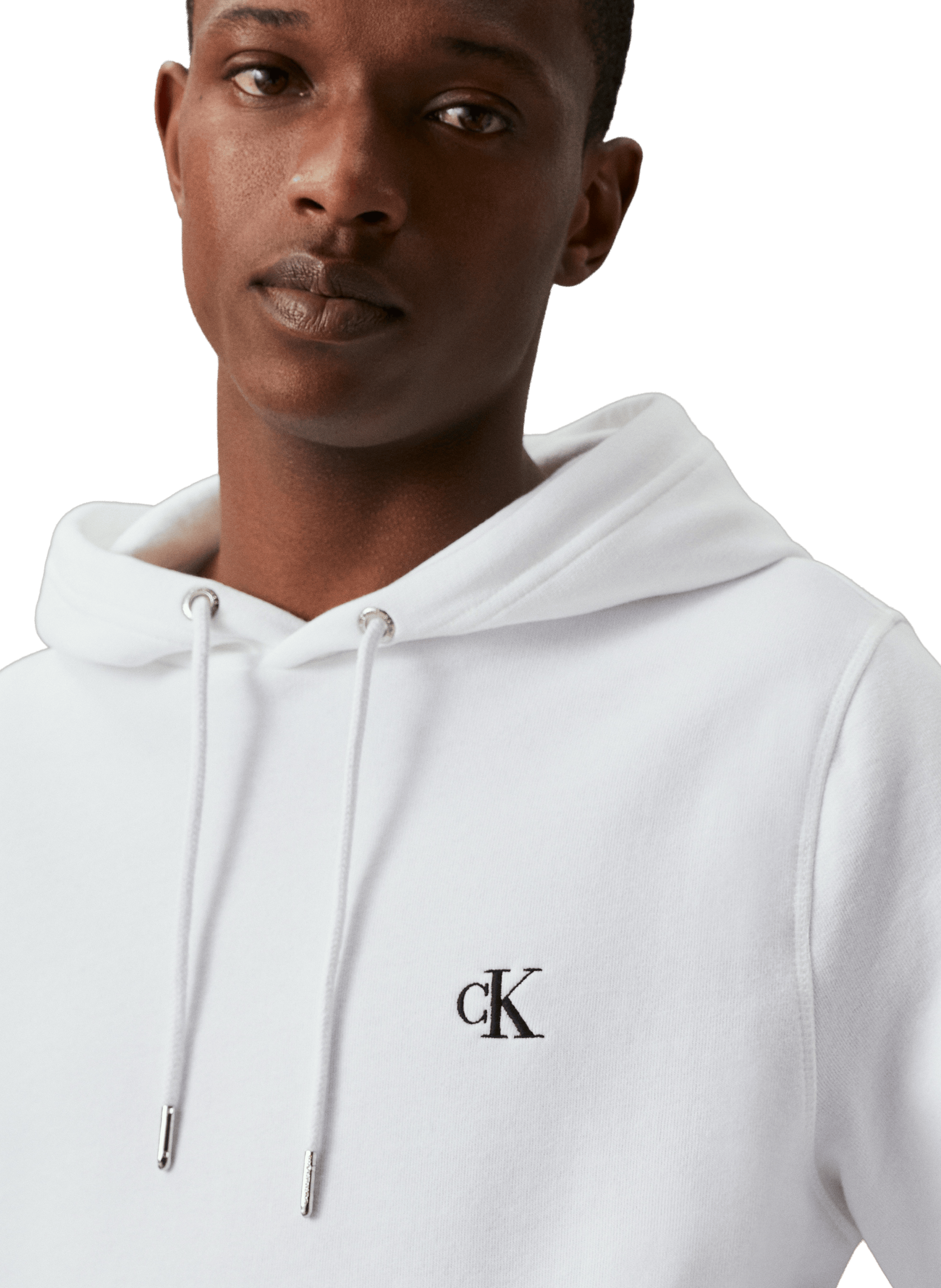 Hoodie à capuche CALVIN KLEIN Blanc