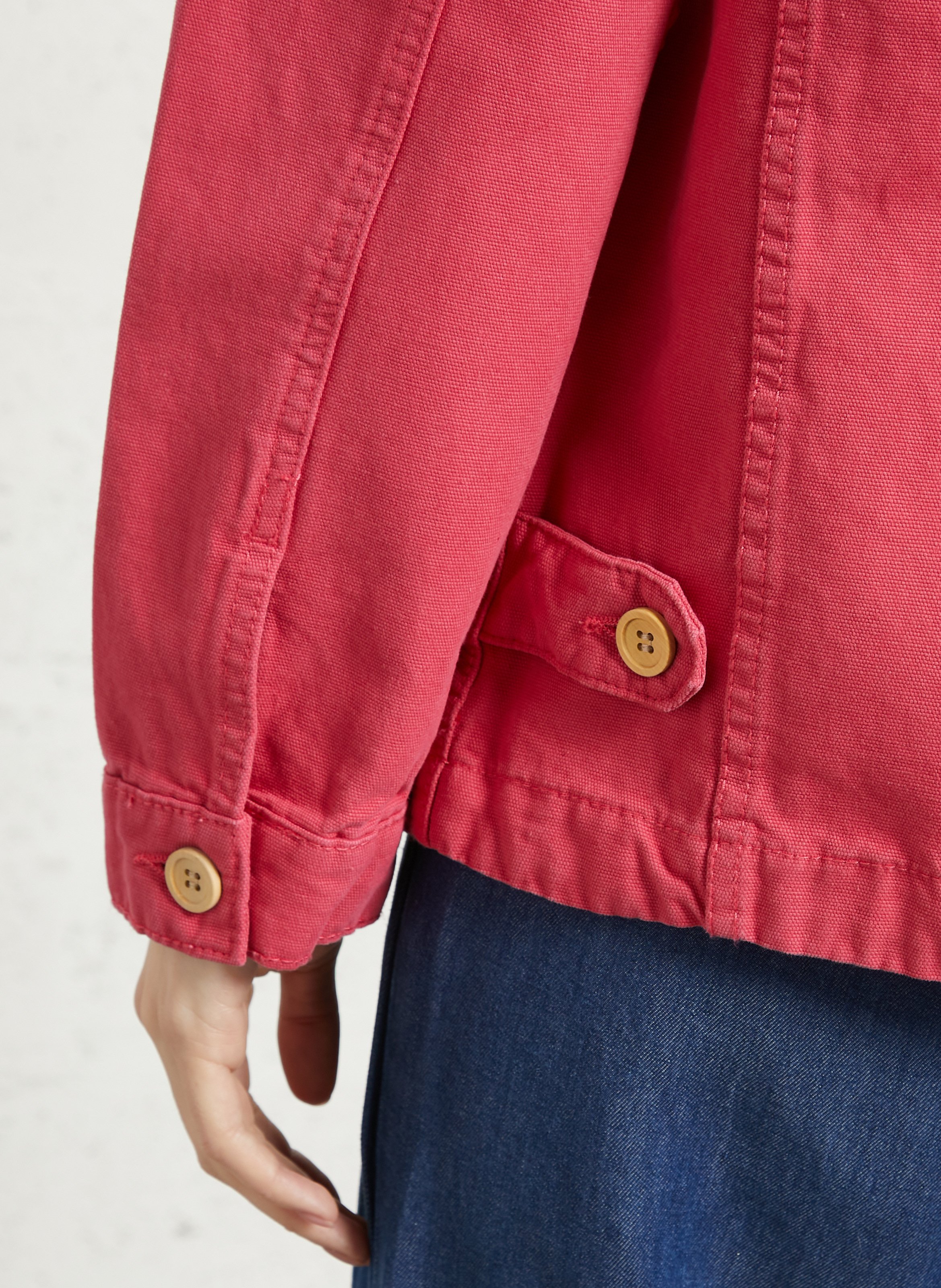 Veste pêcheur droite en coton ARMOR-LUX Rose