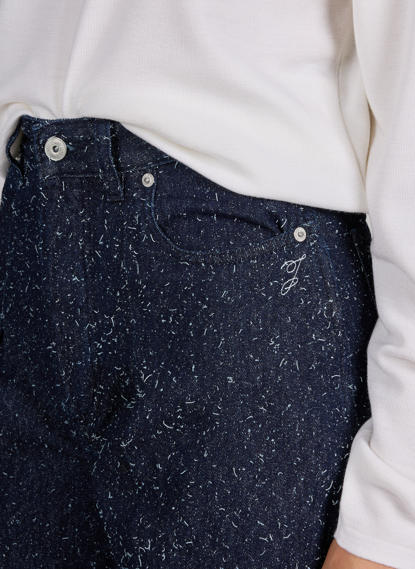 Denim Ovalo jeans in a cotton blend JACQUEMUS Blue