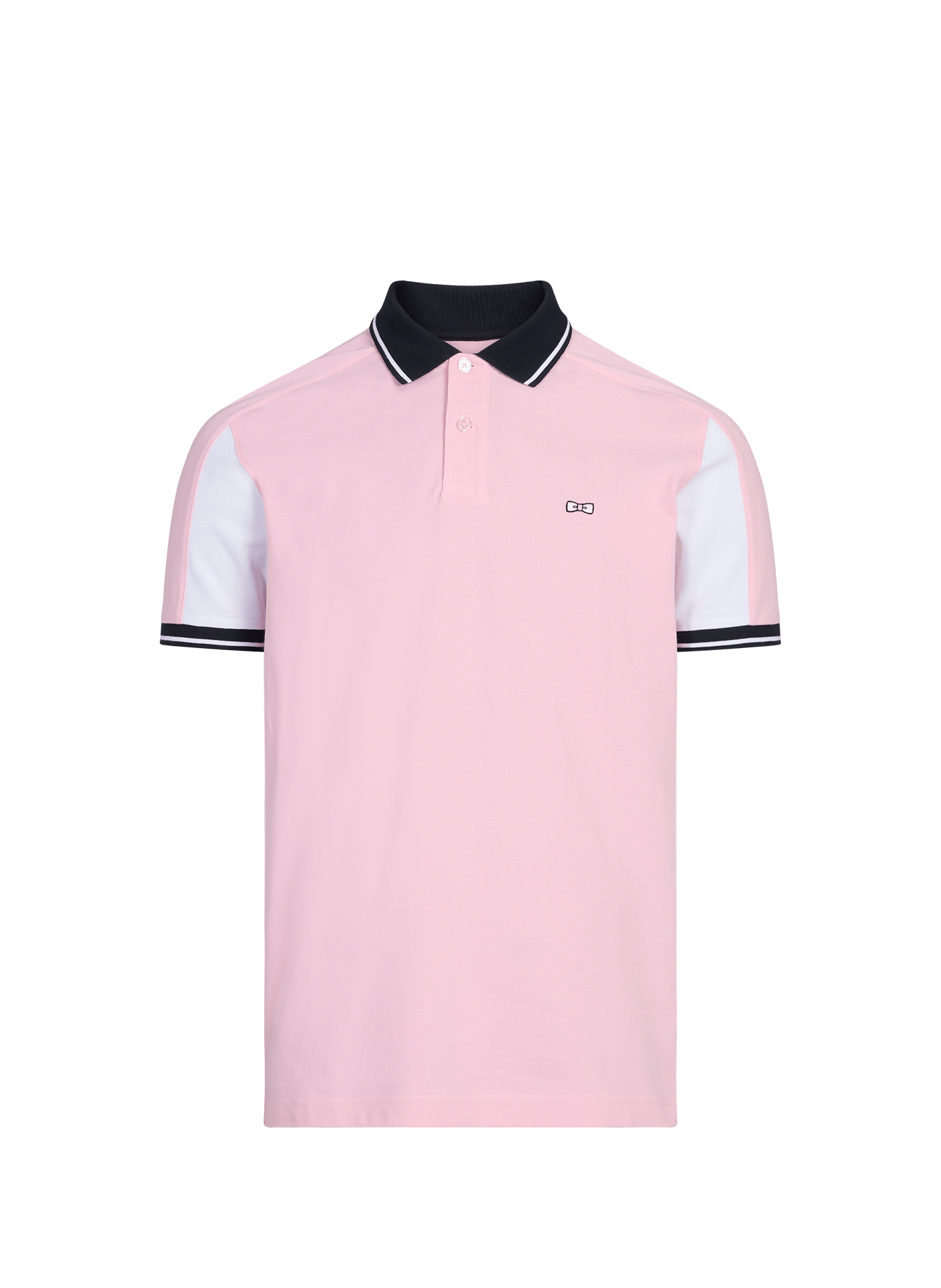 Polo à manches courtes en coton EDEN PARK Rose