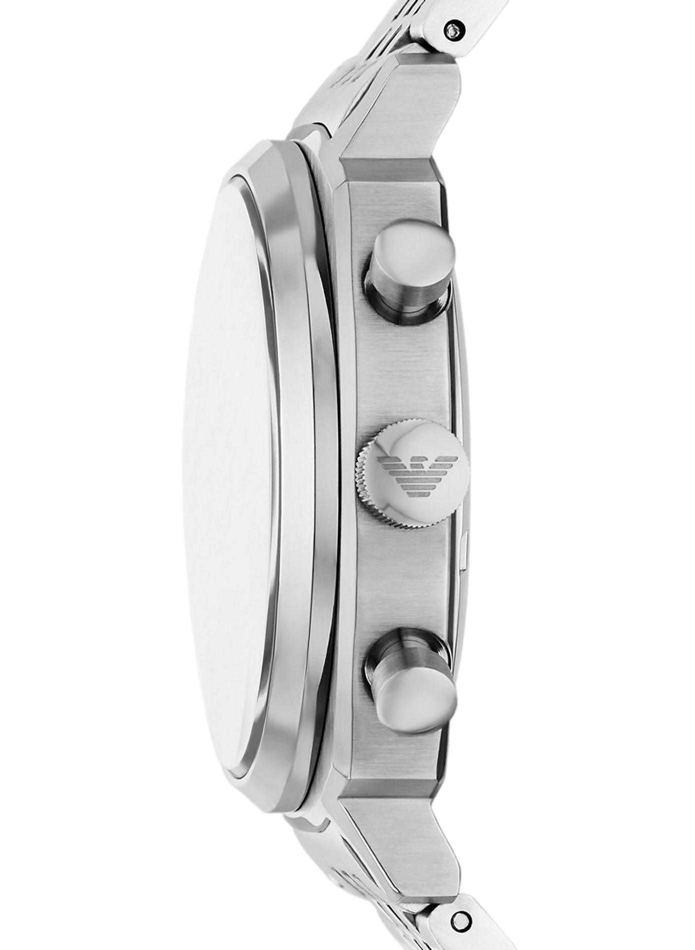 Montre quartz en acier inoxydable ARMANI MONTRES Bleu