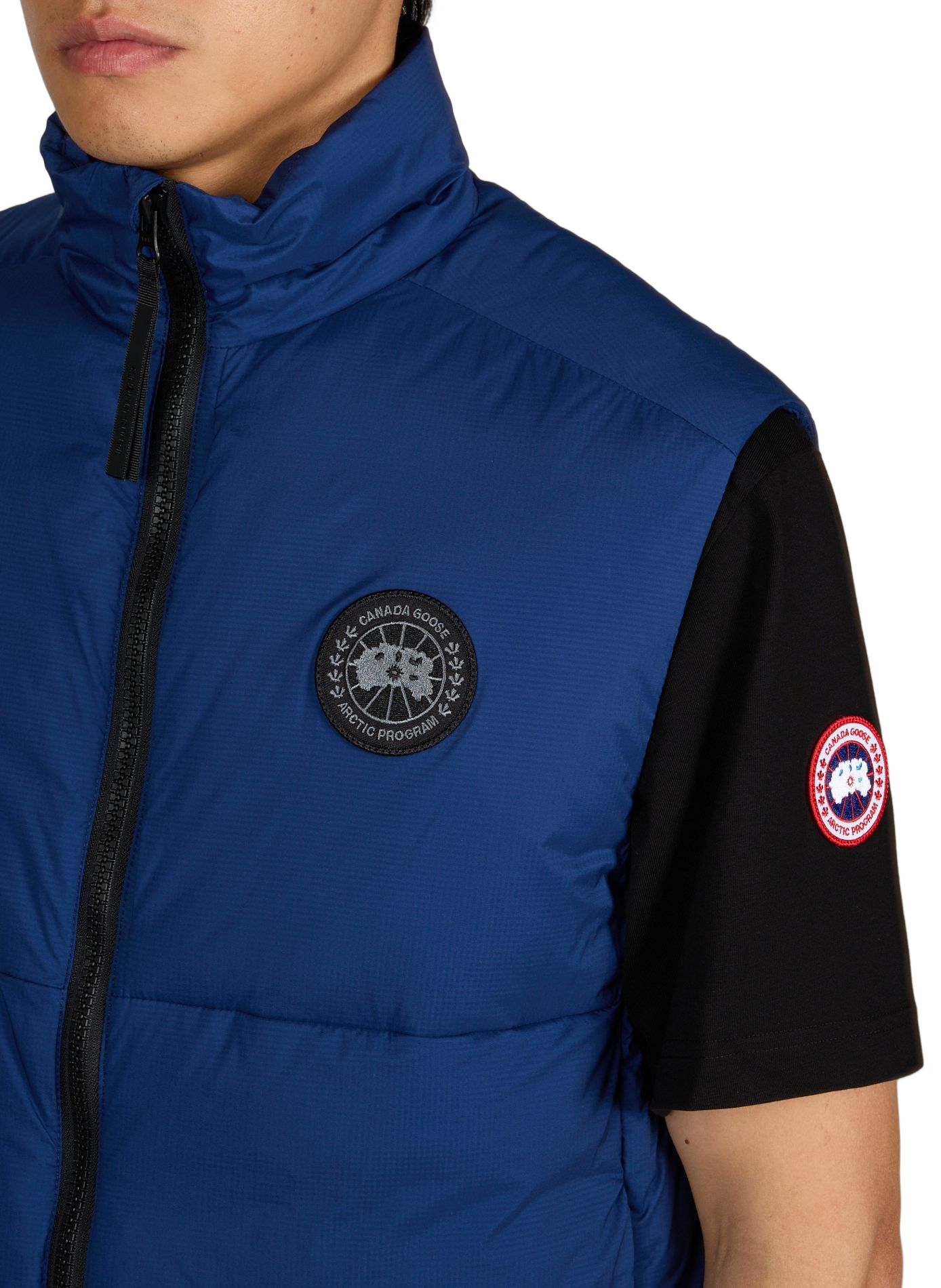 Gilet senza maniche con collo alto CANADA GOOSE Blu