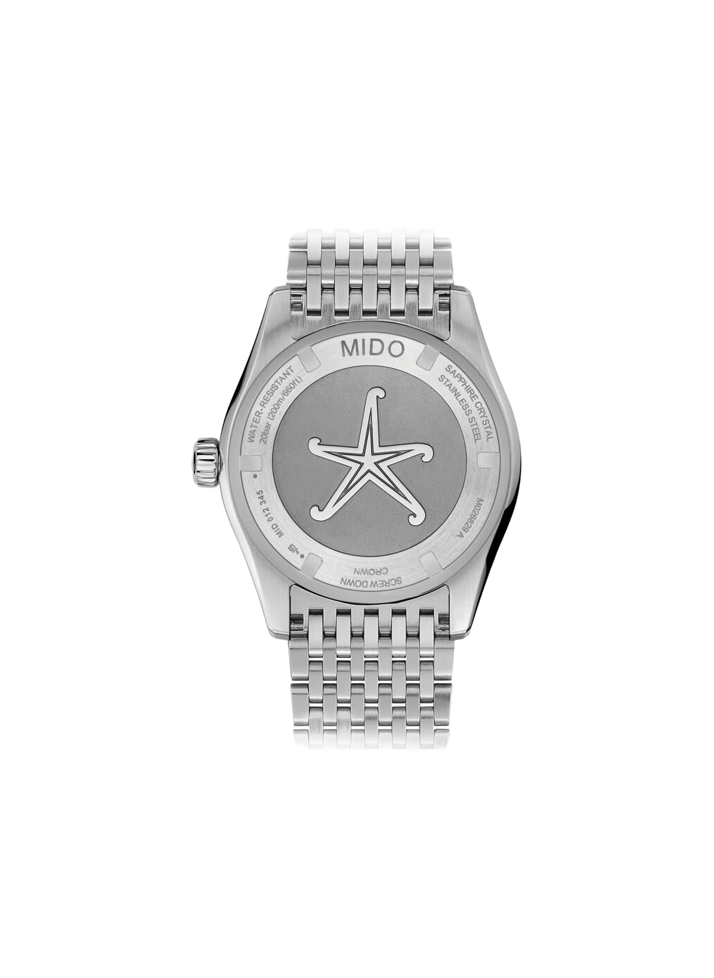 Montre analogique Ocean Star en acier inoxydable MIDO Bleu