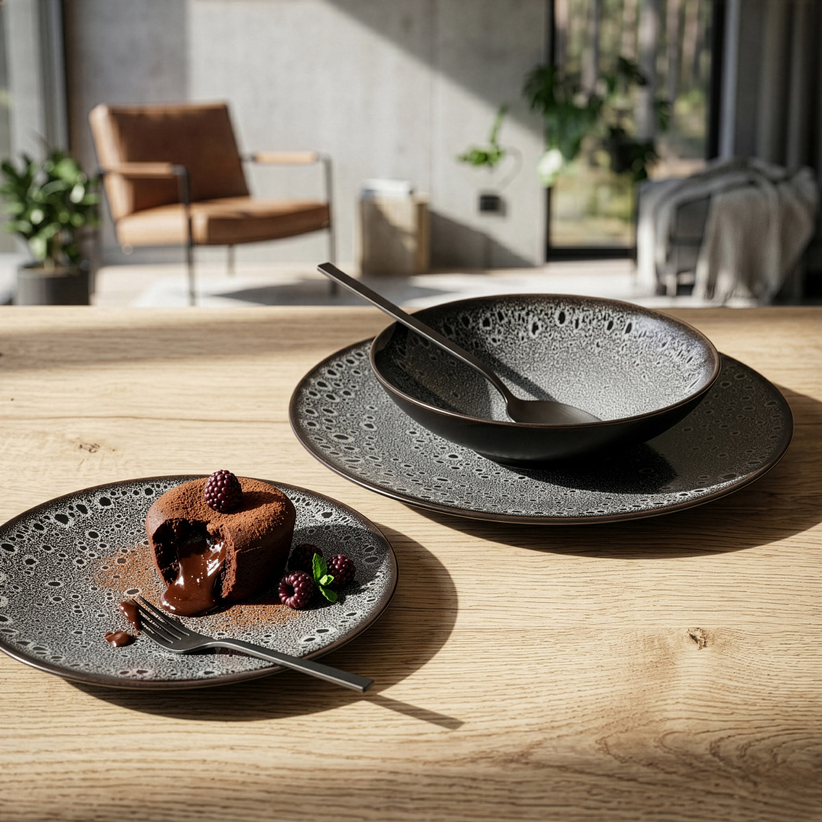 Néo - service 18 pièces MEDARD DE NOBLAT Gris