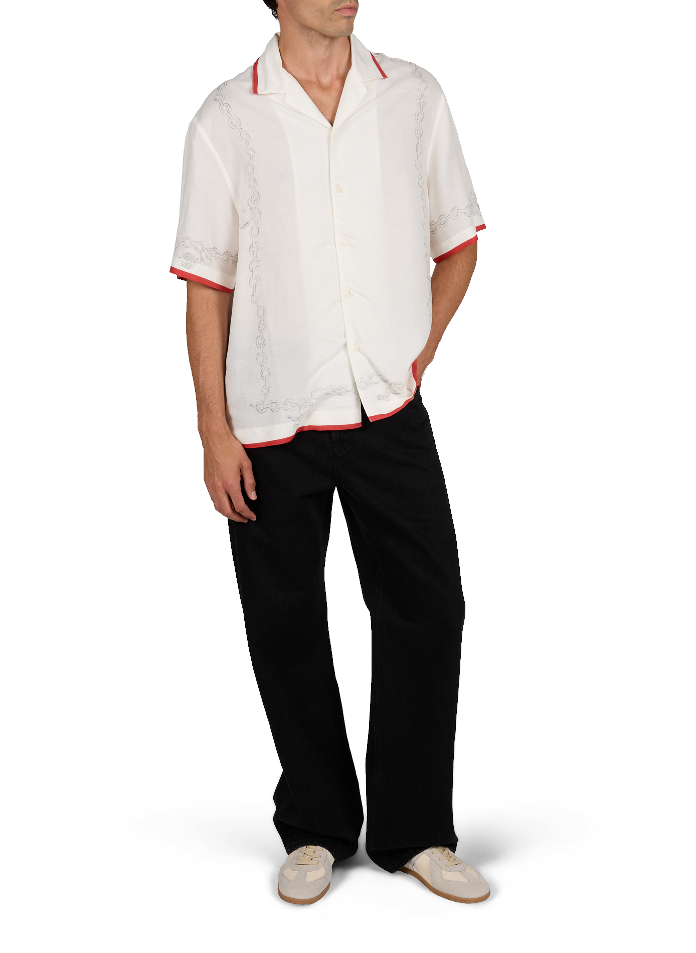 Het Cocktail katoenen overhemd JACQUEMUS Beige