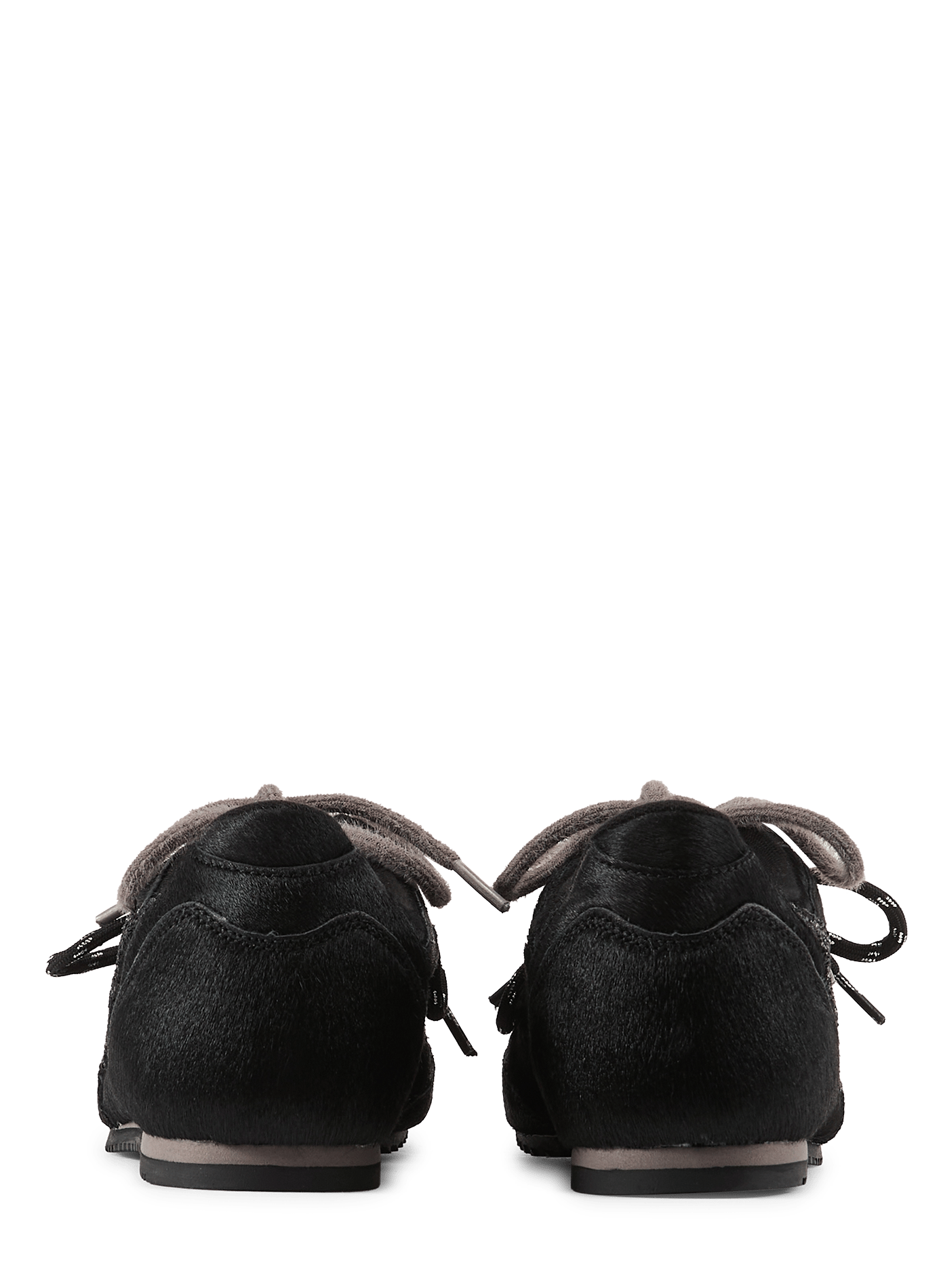 Evo Run low-top sneakers in mixed cowhide leather NO NAME Black