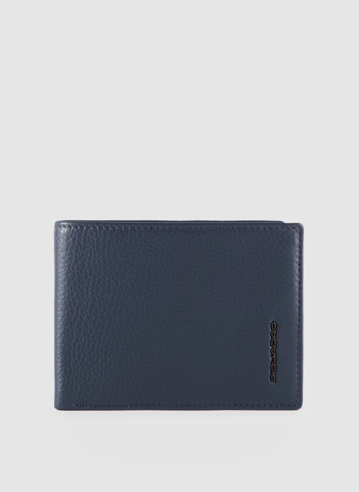 Mannenportemonnee met identiteitskaarthouder flap PIQUADRO Blauw