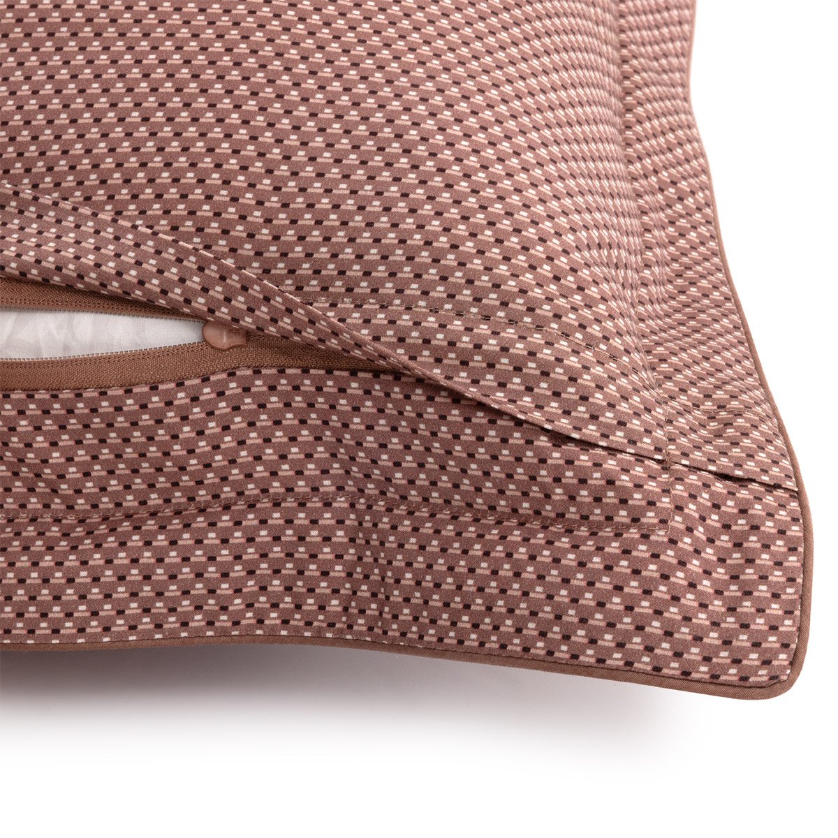 Taie d'oreiller en satin de coton, vassily BOSS HOME Rouge