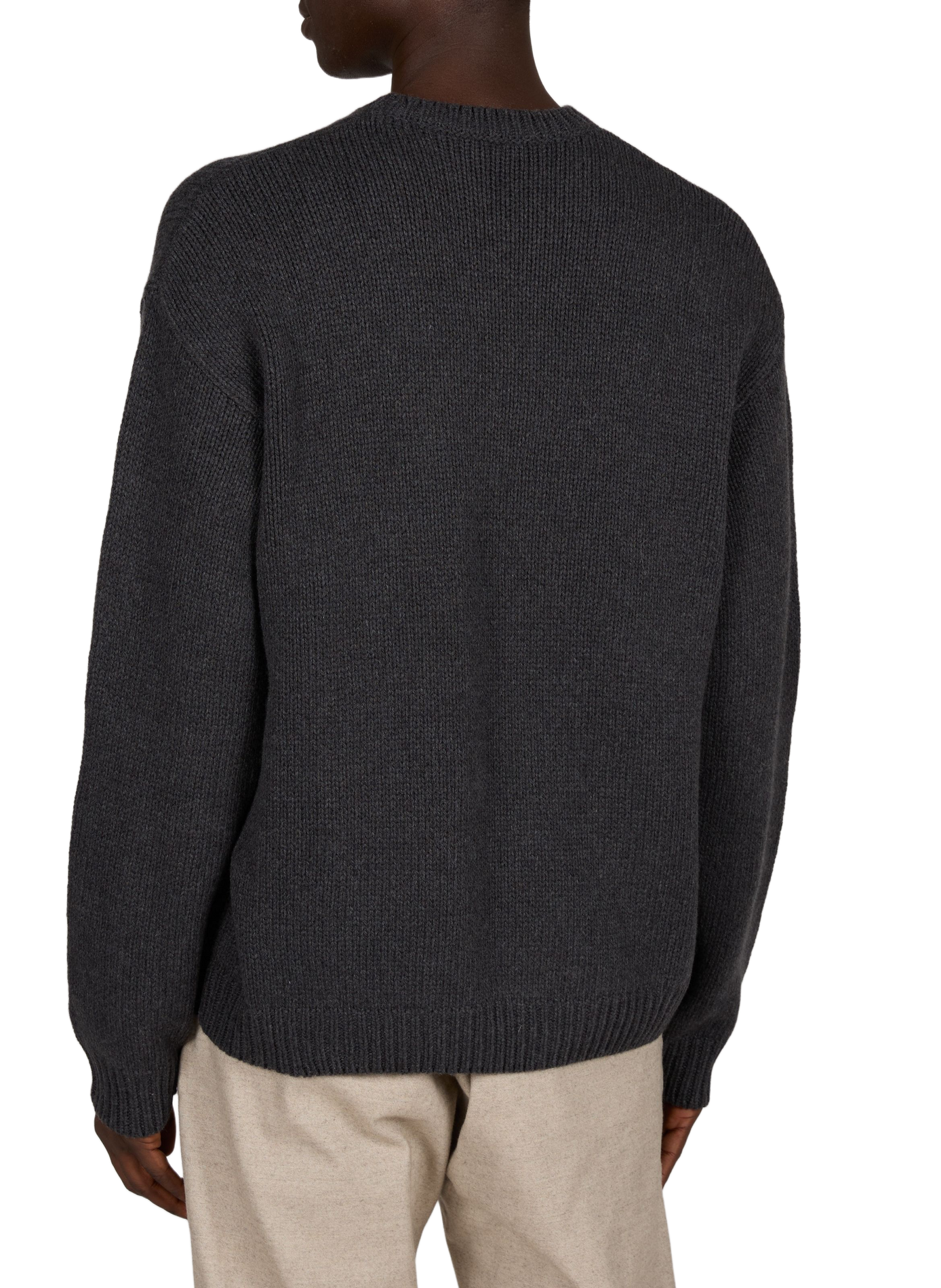 Round neck wool straight sweater A.P.C. Grey