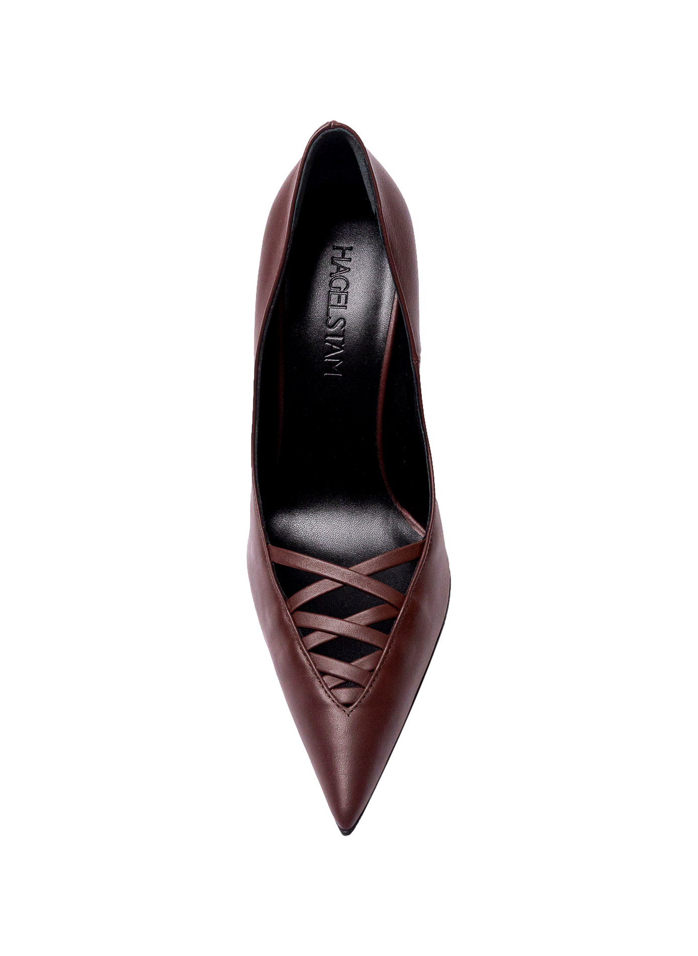 Escarpins Ruby en cuir HAGELSTAM Marron