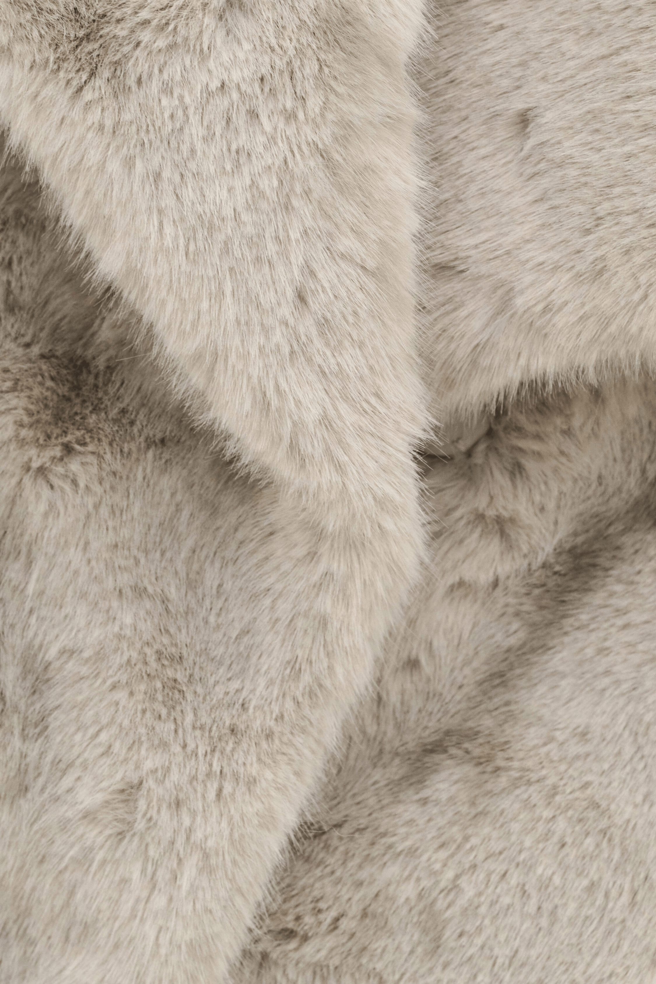 Oversized jas met foxy-bonteffect BA&SH Grijs
