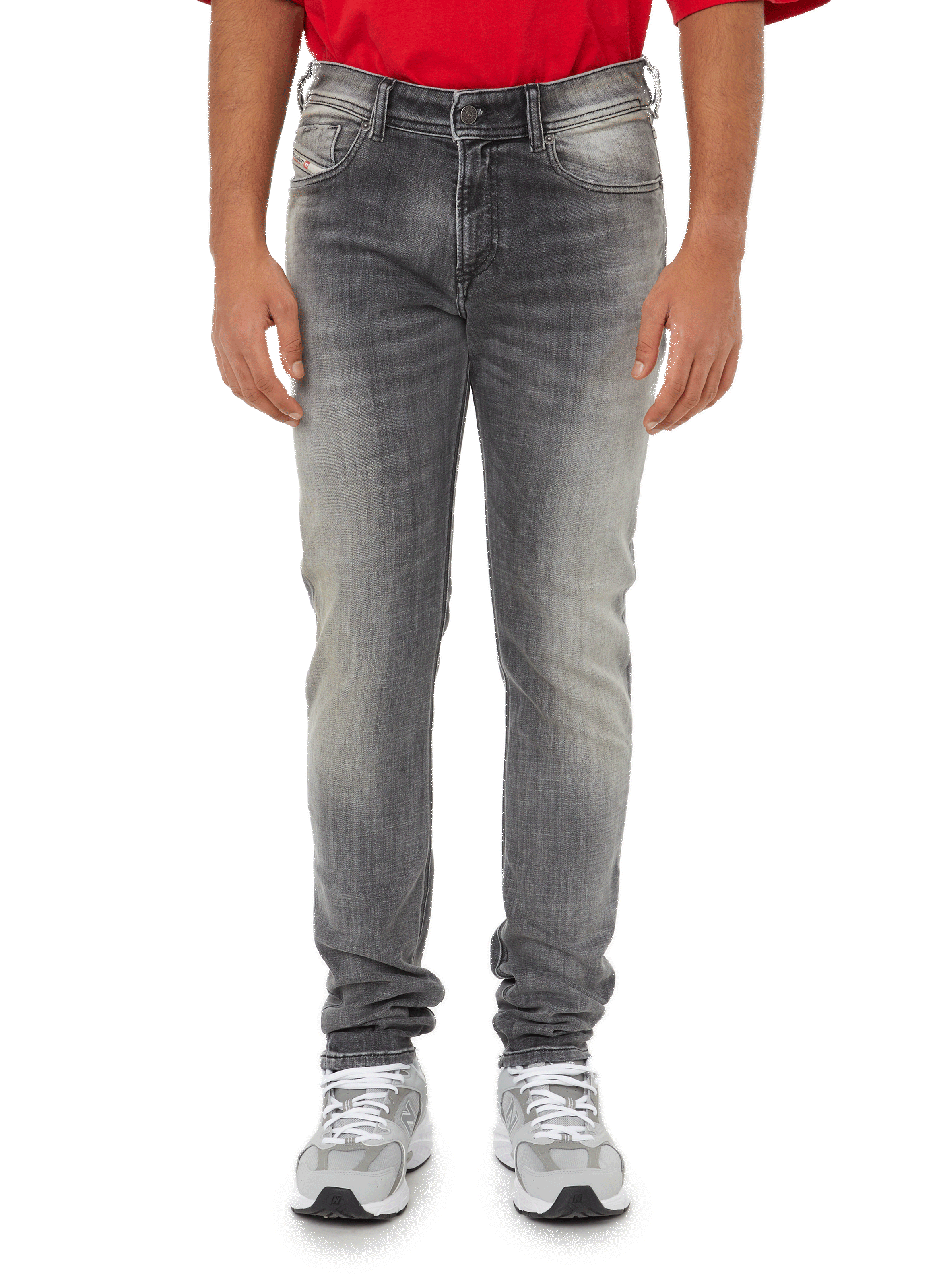 Cotton stretch skinny jeans DIESEL Black