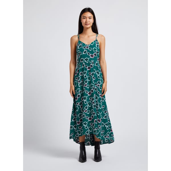 Robe midi ample à imprimé floral