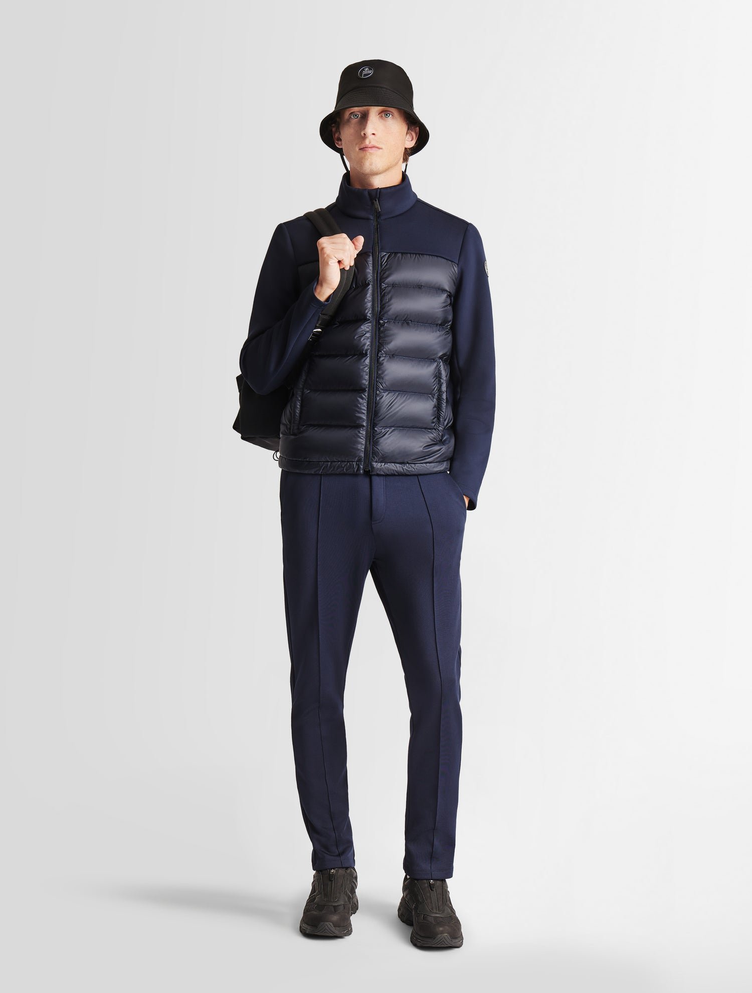 Veste mike col montant coupe regular FUSALP Bleu