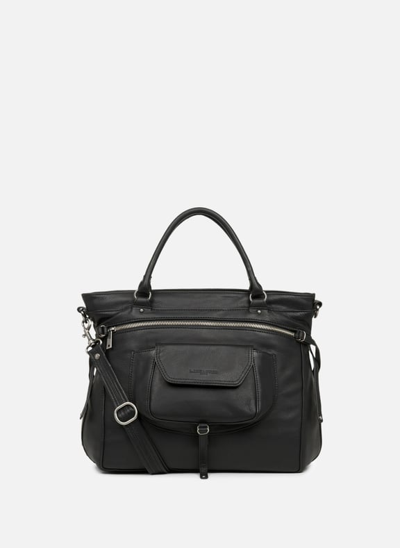 Grand sac à main - soft vintage nova Noir by LANCASTER LANCASTER Grand sac à main - soft vintage nova Noir