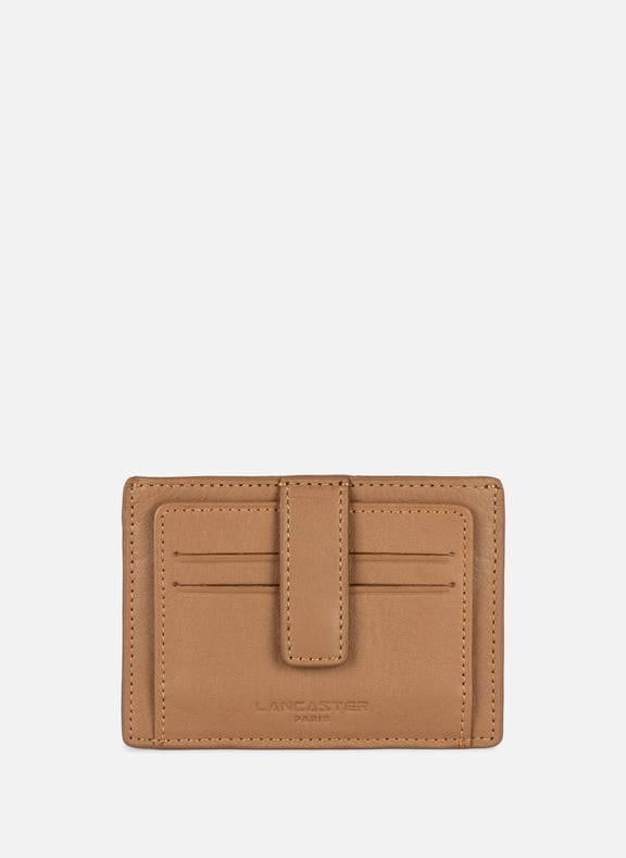 Porte-cartes - soft vintage homme Marron by LANCASTER LANCASTER Porte-cartes - soft vintage homme Marron