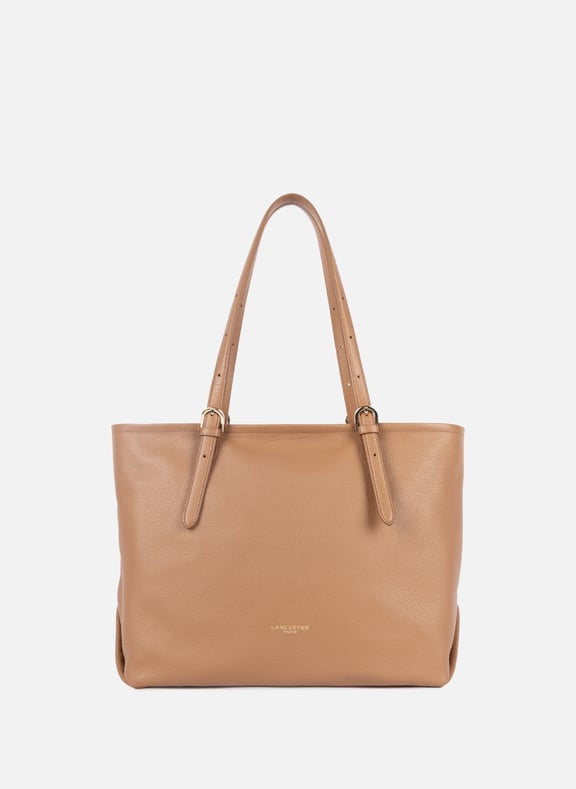 Sac cabas épaule - dune Marron by LANCASTER LANCASTER Sac cabas épaule - dune Marron
