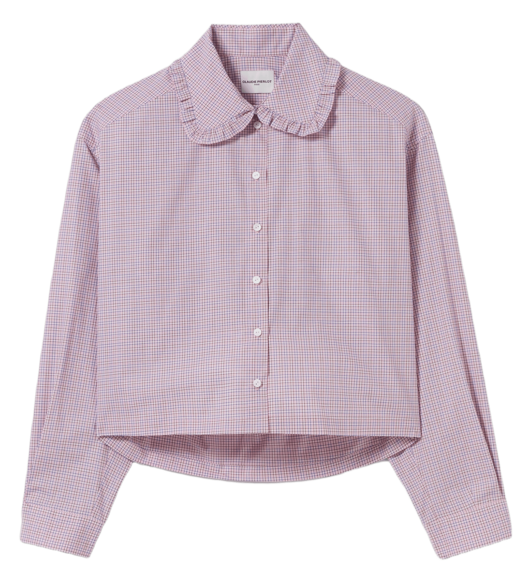 Chemise col classique en coton carina CLAUDIE PIERLOT Multicolore