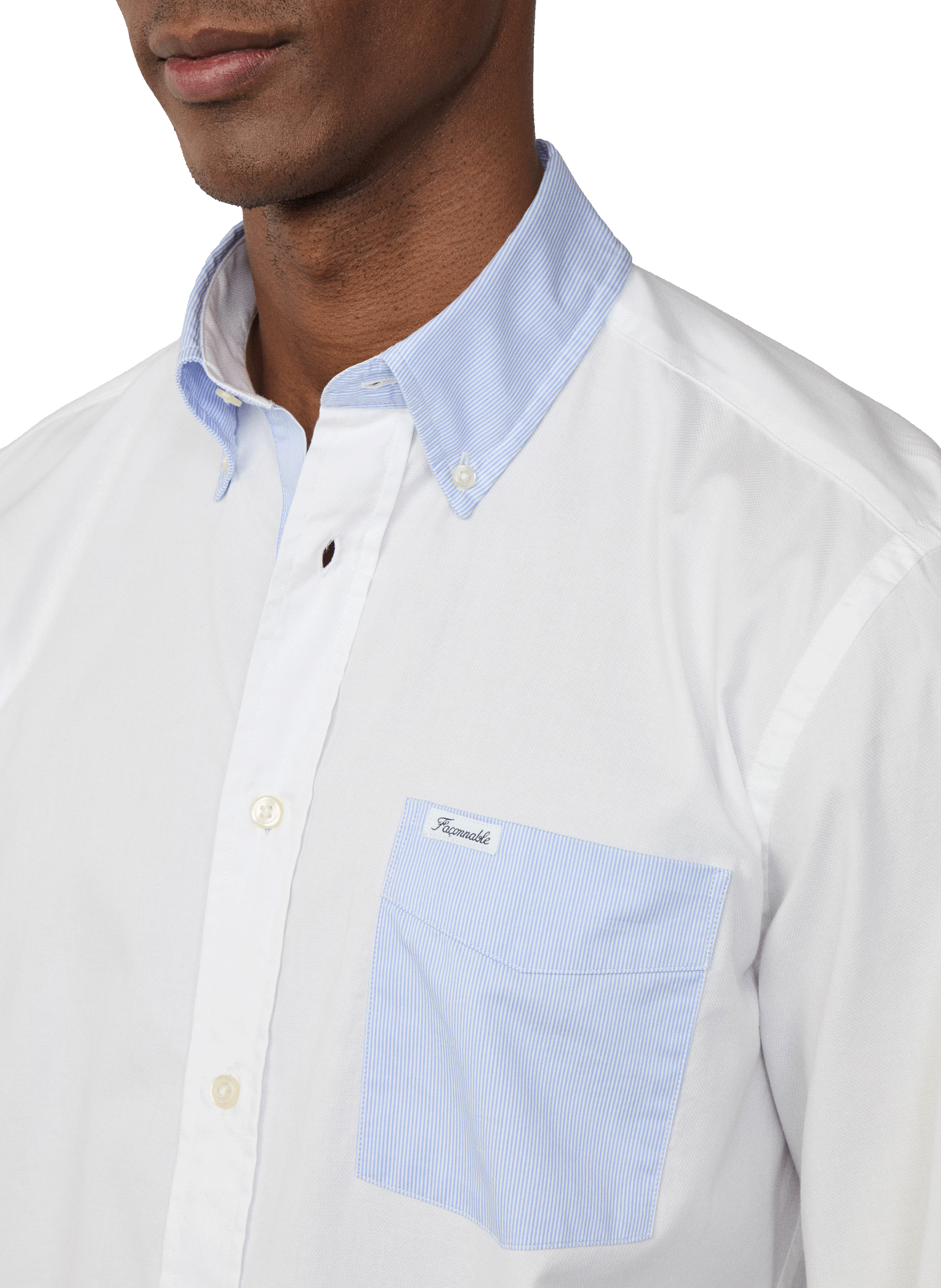  Cotton shirt FACONNABLE White