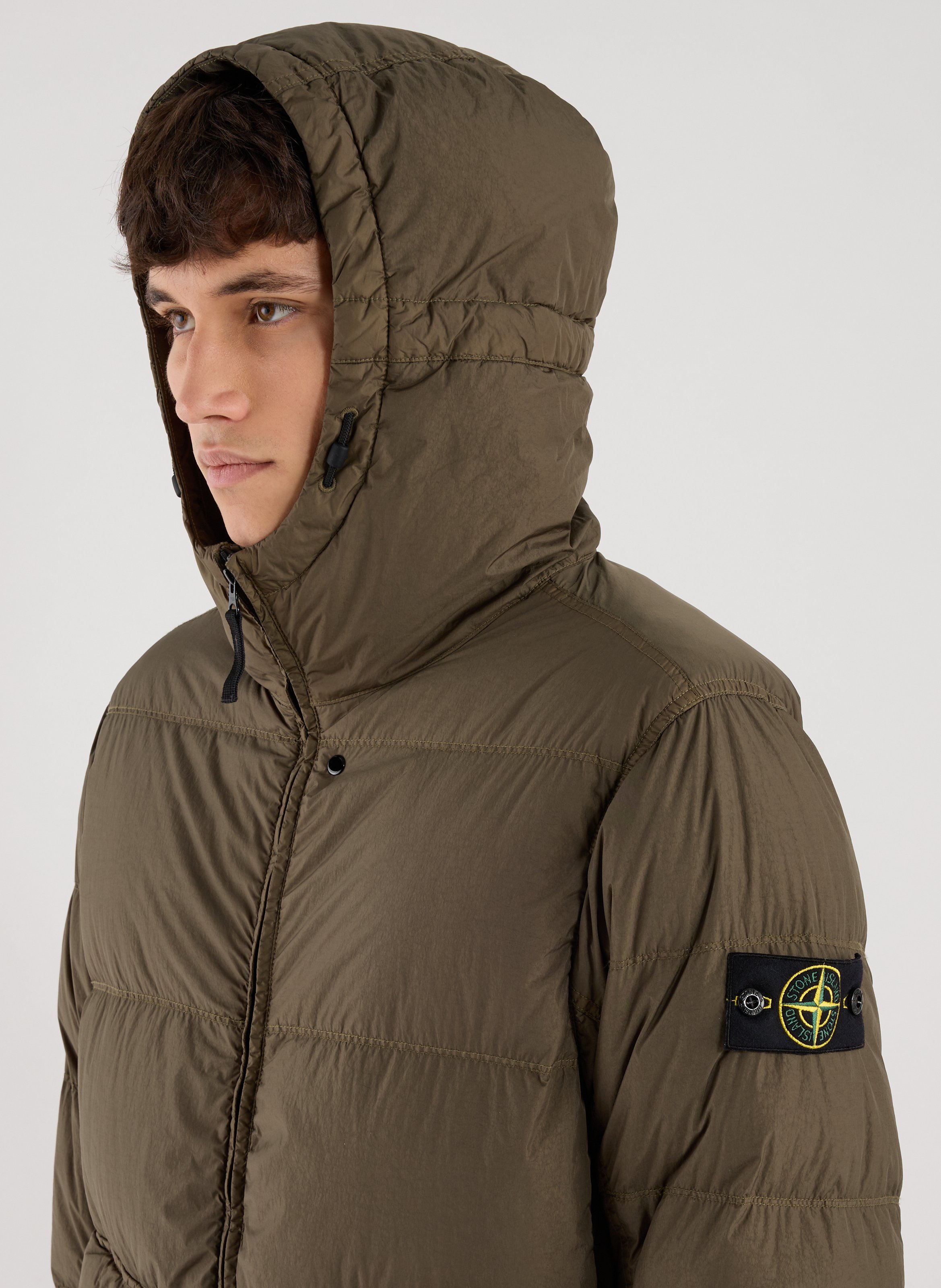 Down jacket  STONE ISLAND Green