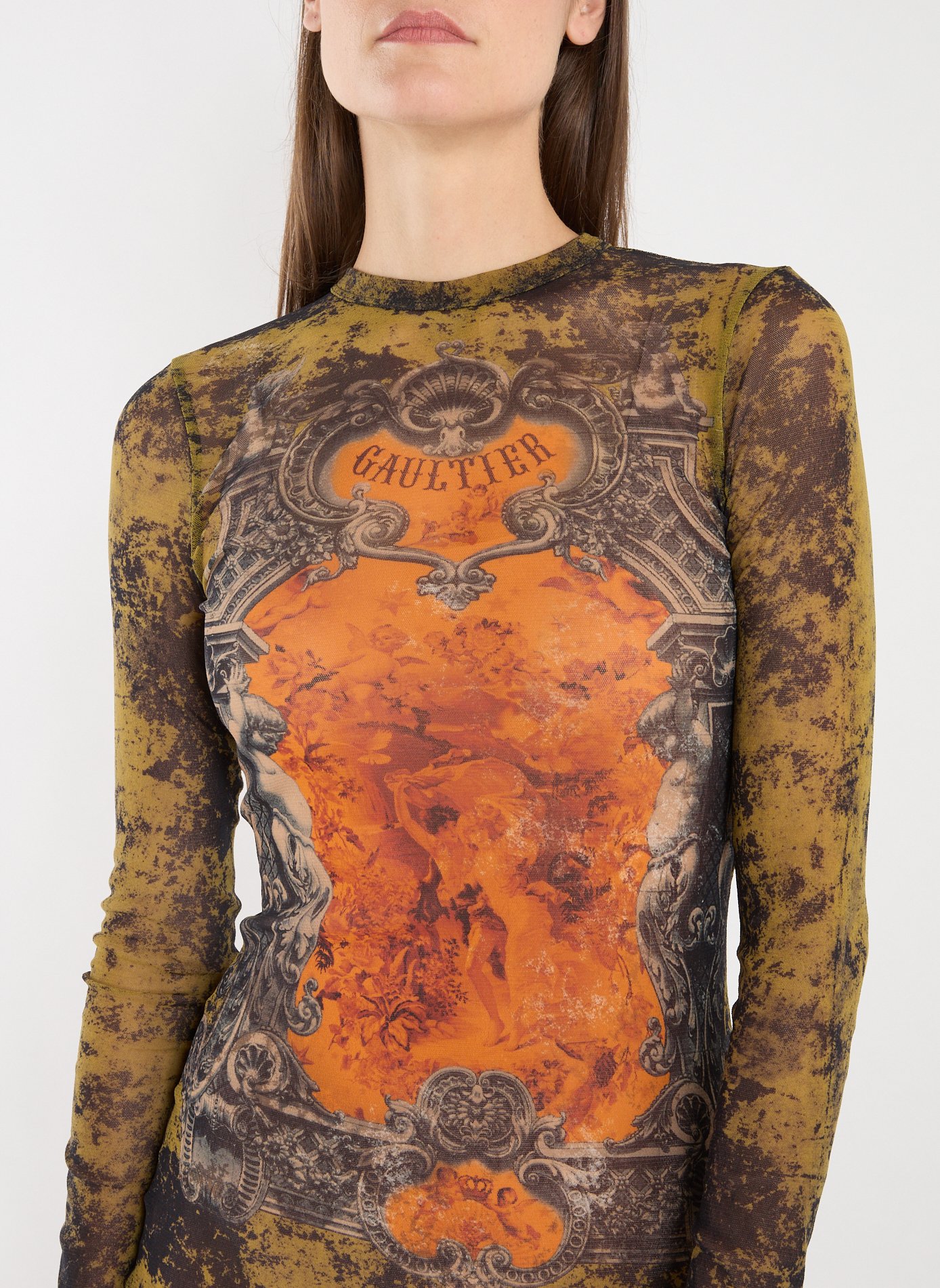 Printed maxi dress JEAN PAUL GAULTIER Multicolour