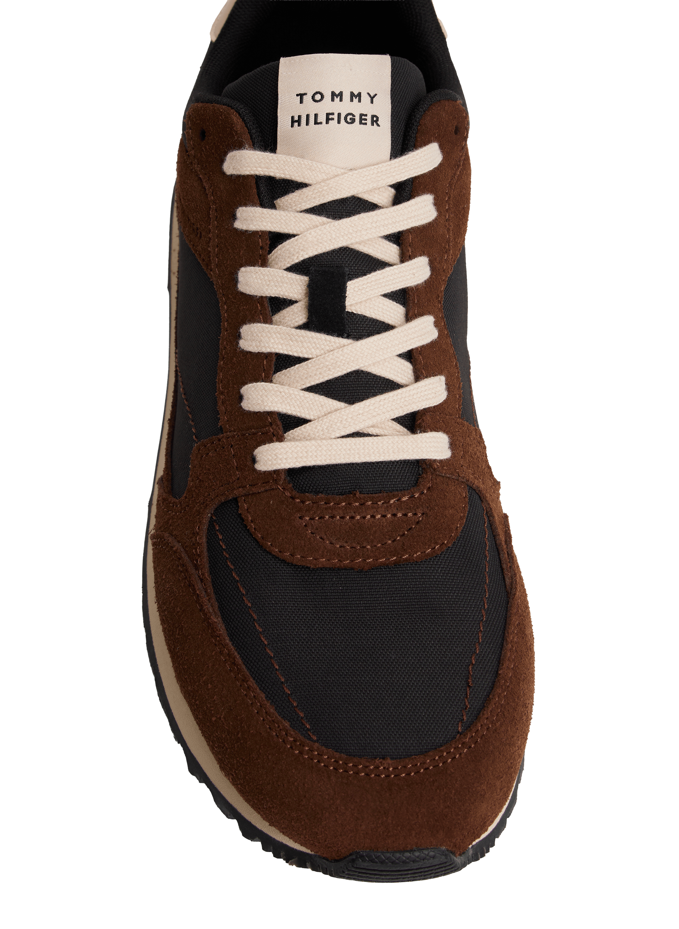 Suede Multi-textured Chunky Sole Sneakers TOMMY HILFIGER Multicolour
