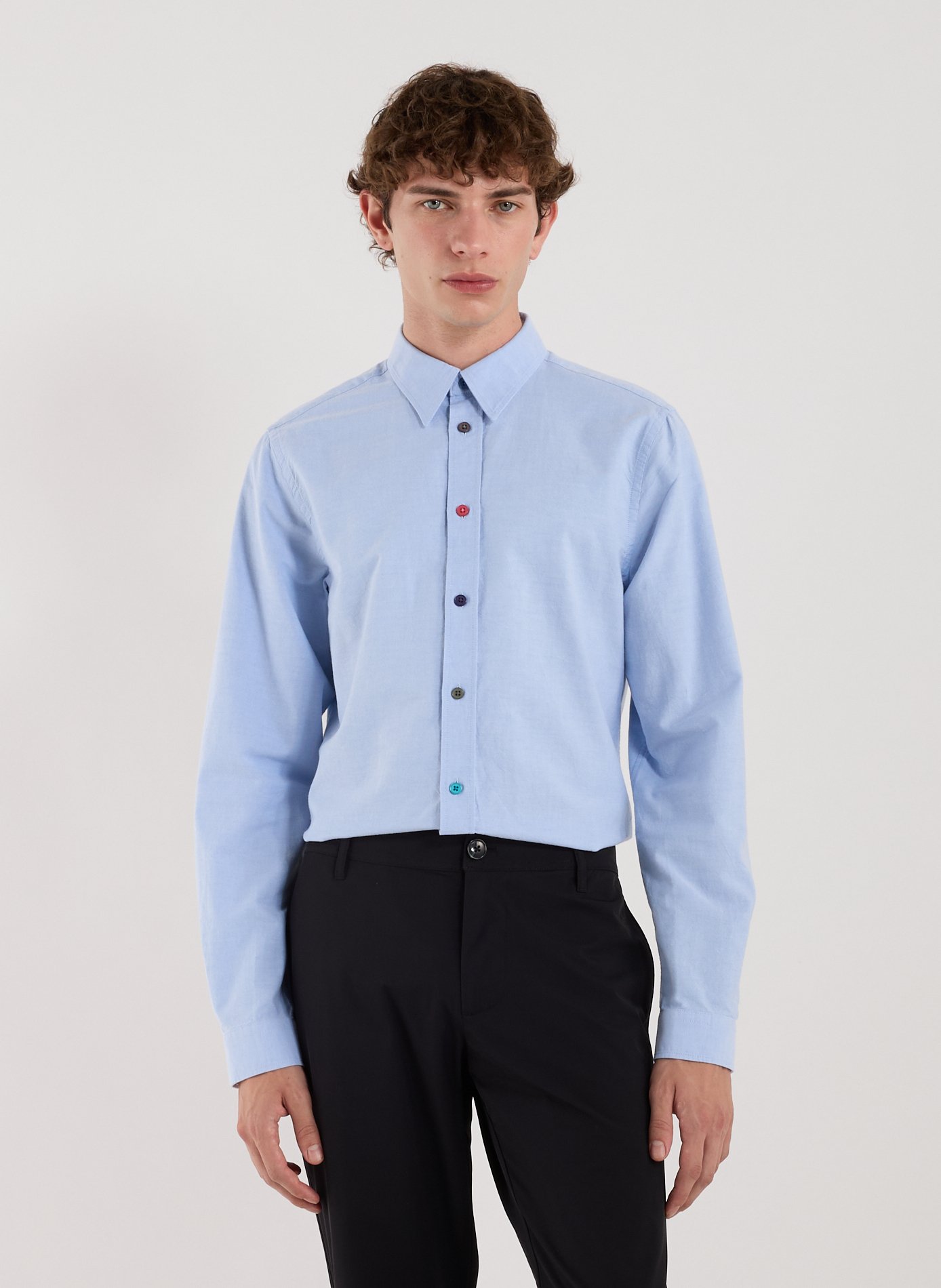 PAUL SMITH Chemise en coton Bleu