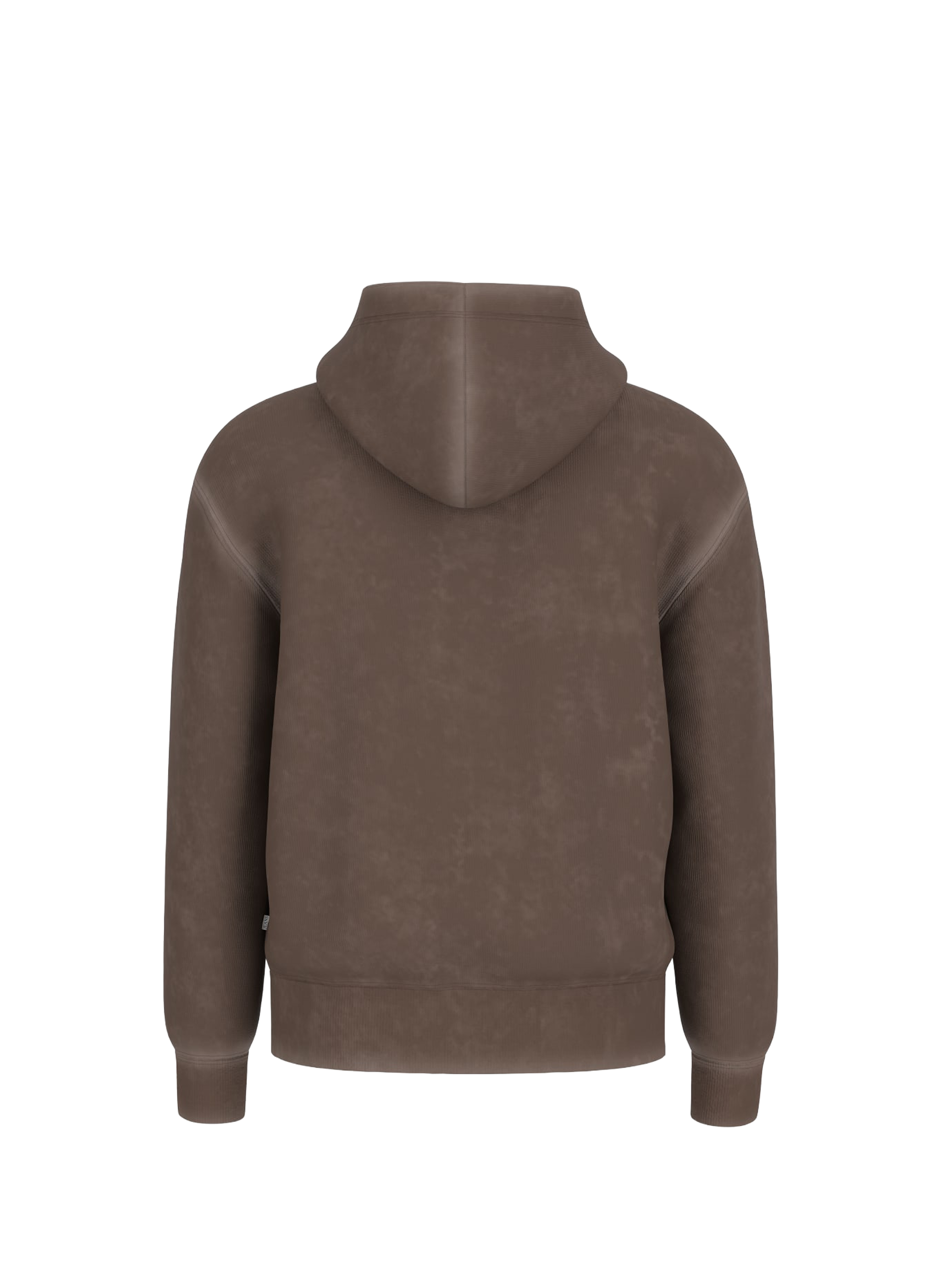 Cotton Hooded Sweatshirt GUESS Brown