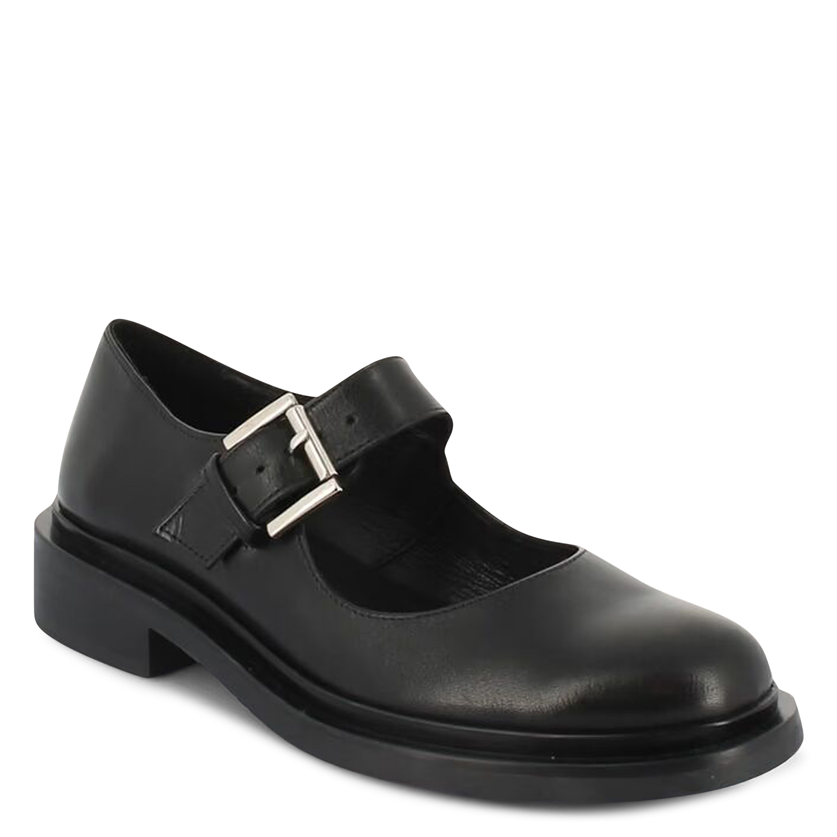 Babies en cuir mathou JONAK Noir