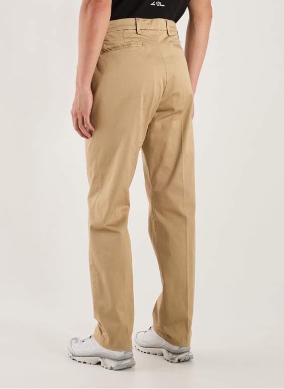 Pantalon droit en coton mélangé | Beige by REPLAY Pantalon droit en coton mélangé Beige