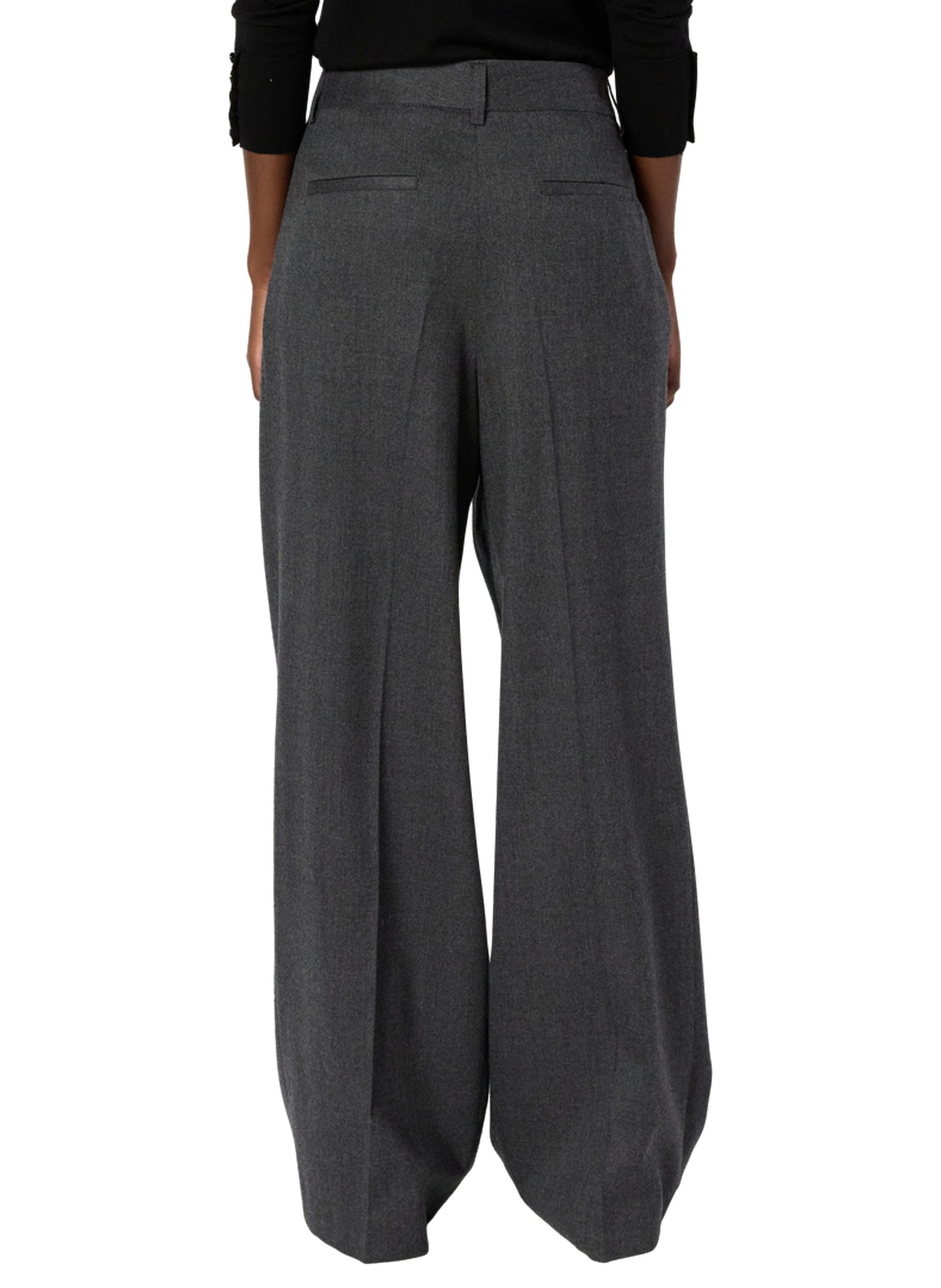 Pantalon large uni - cyrielle GERARD DAREL Gris