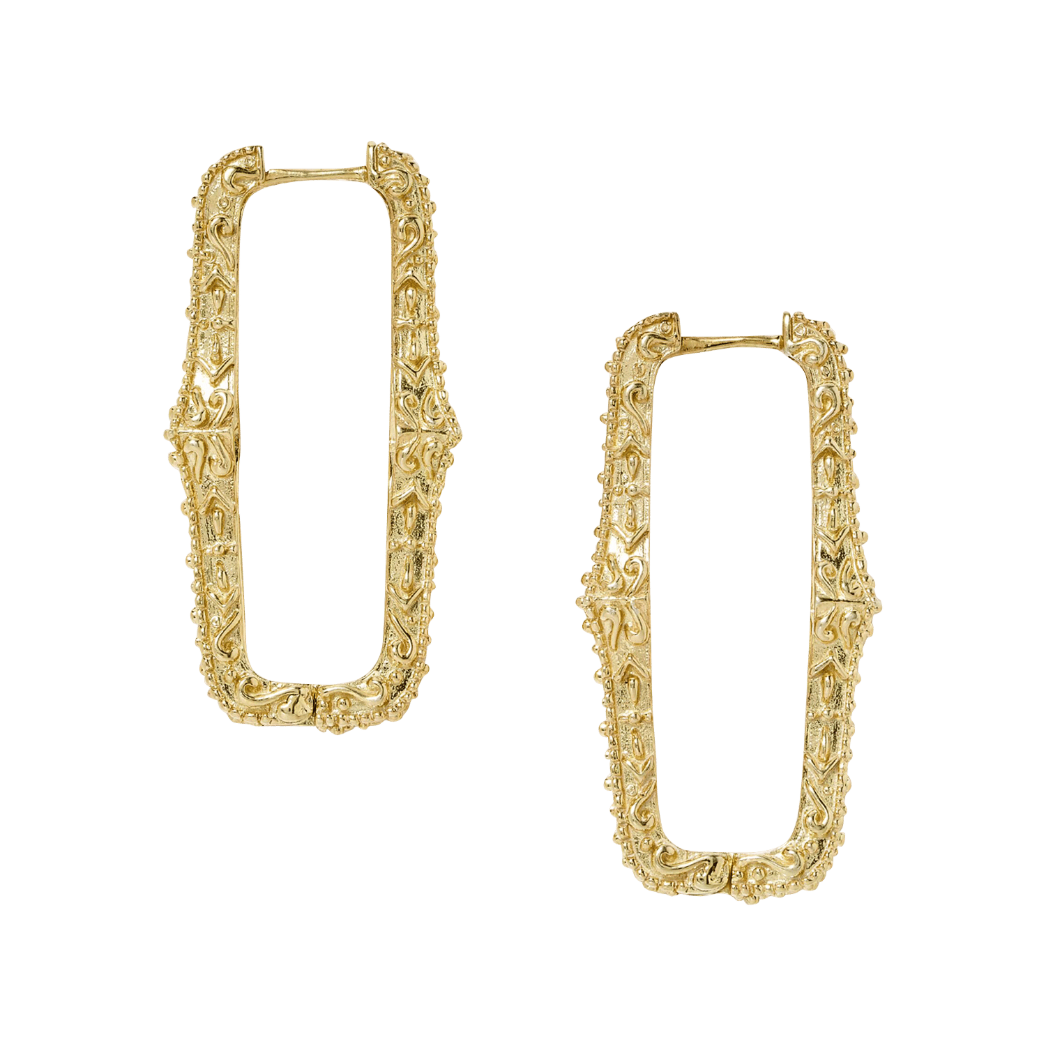 Boucles d'oreilles doha BA&SH Doré