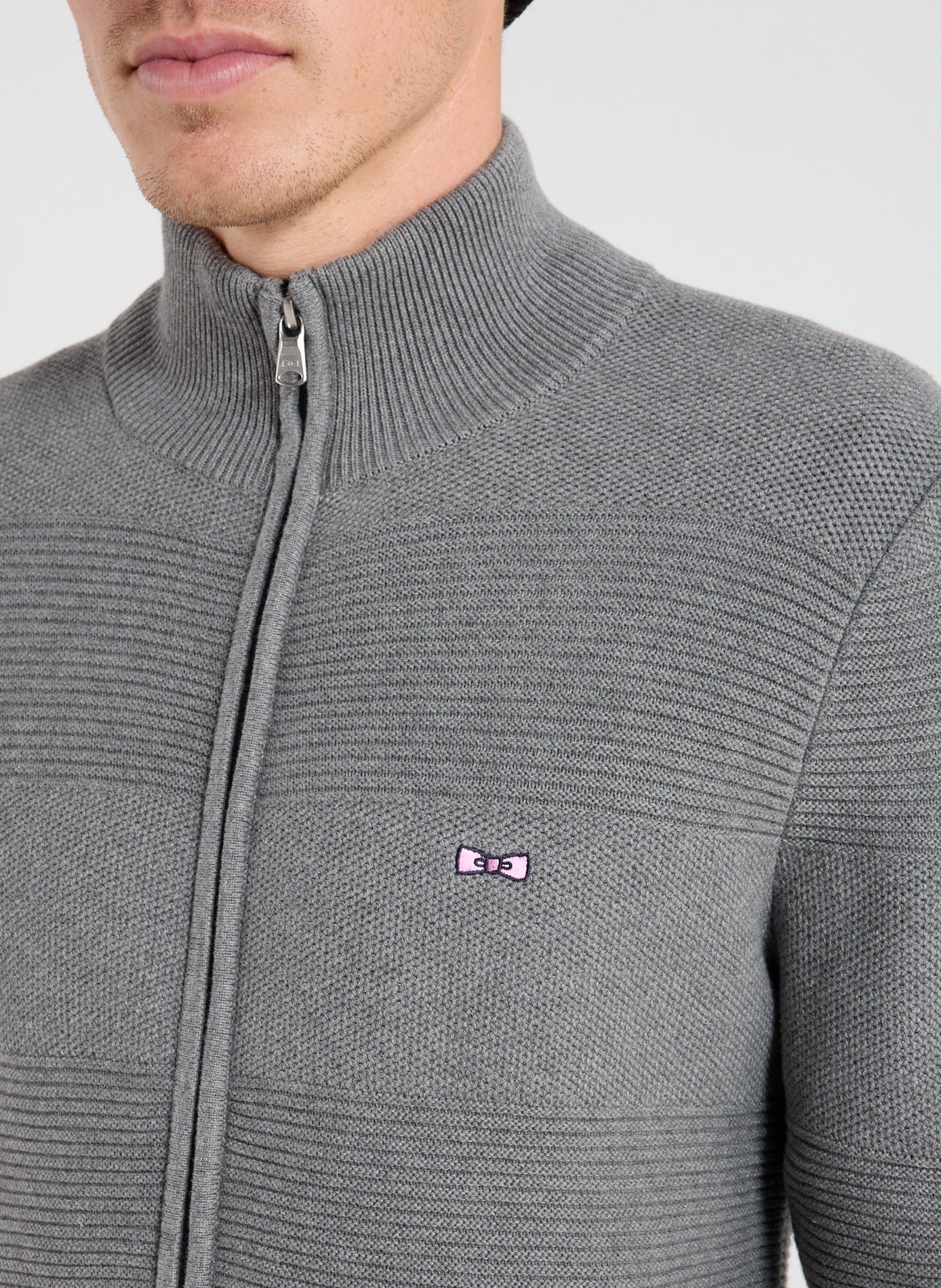 Cotton cardigan EDEN PARK Grey