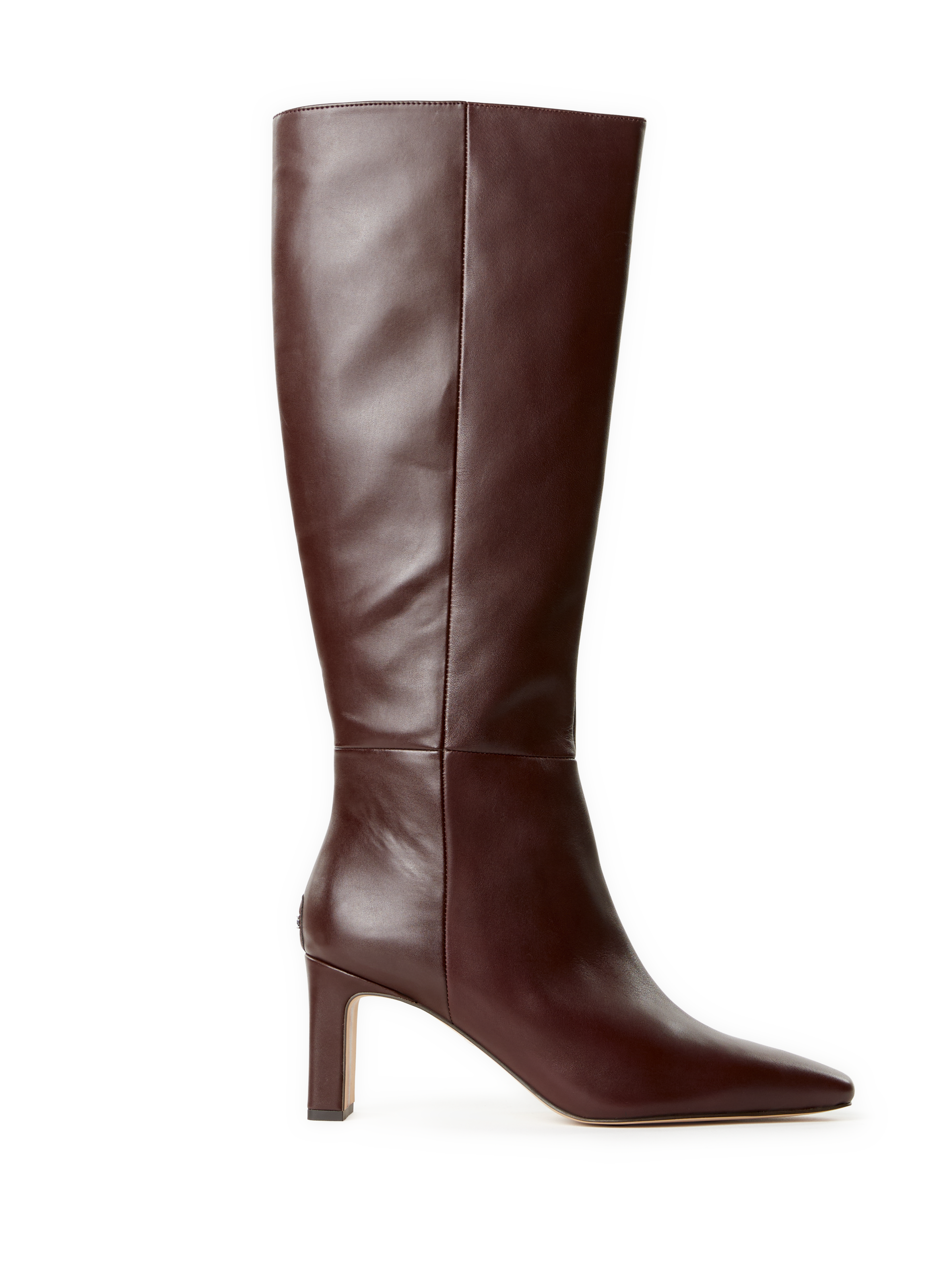 SAM EDELMAN Plain leather boots Brown