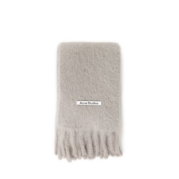 Écharpe en mohair et laine avec capuche Écharpe en mohair et laine avec capuche