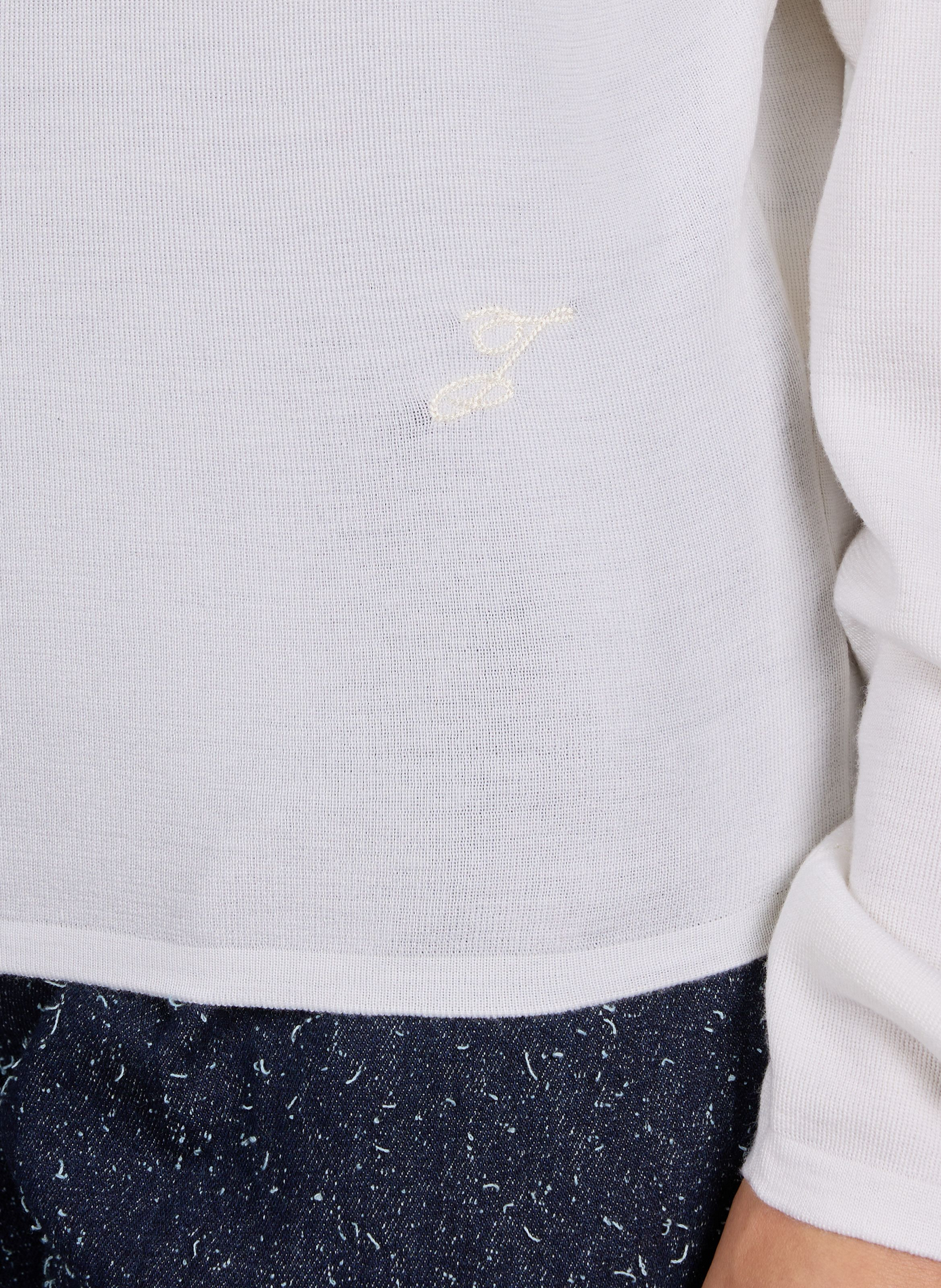 The Rosemary Knit in virgin wool and silk JACQUEMUS White