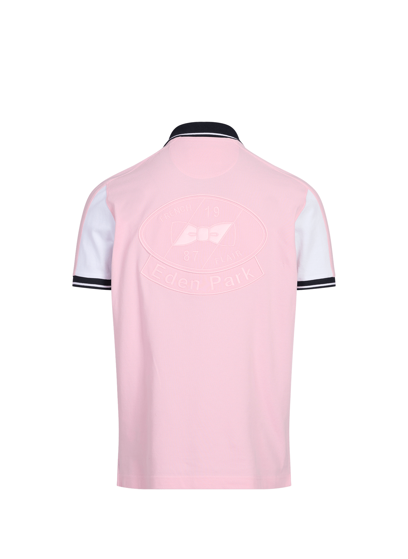 Polo à manches courtes en coton EDEN PARK Rose