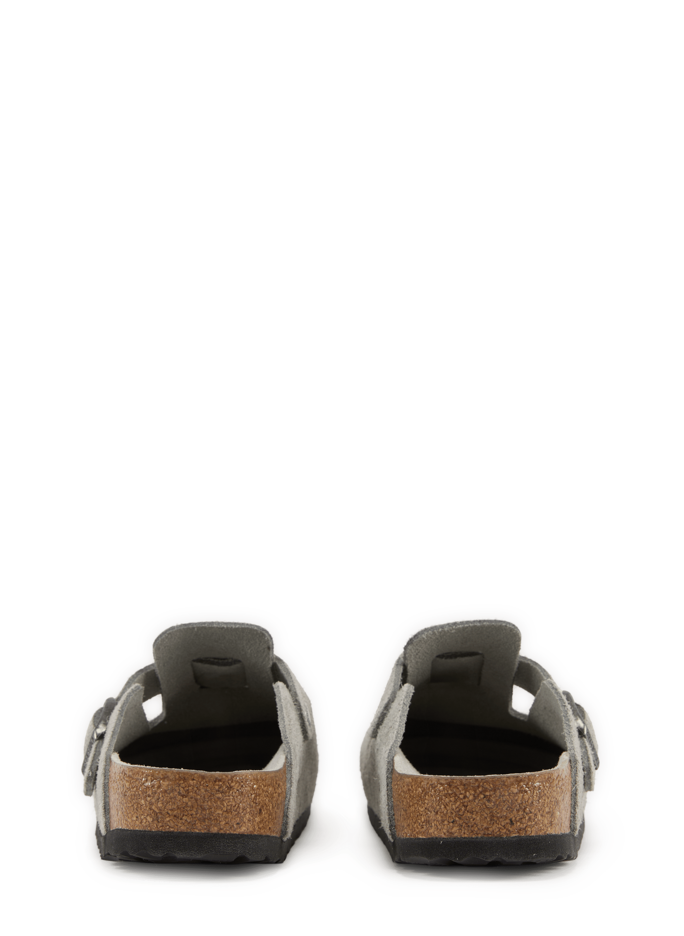 Boston suede leather mules BIRKENSTOCK Blue