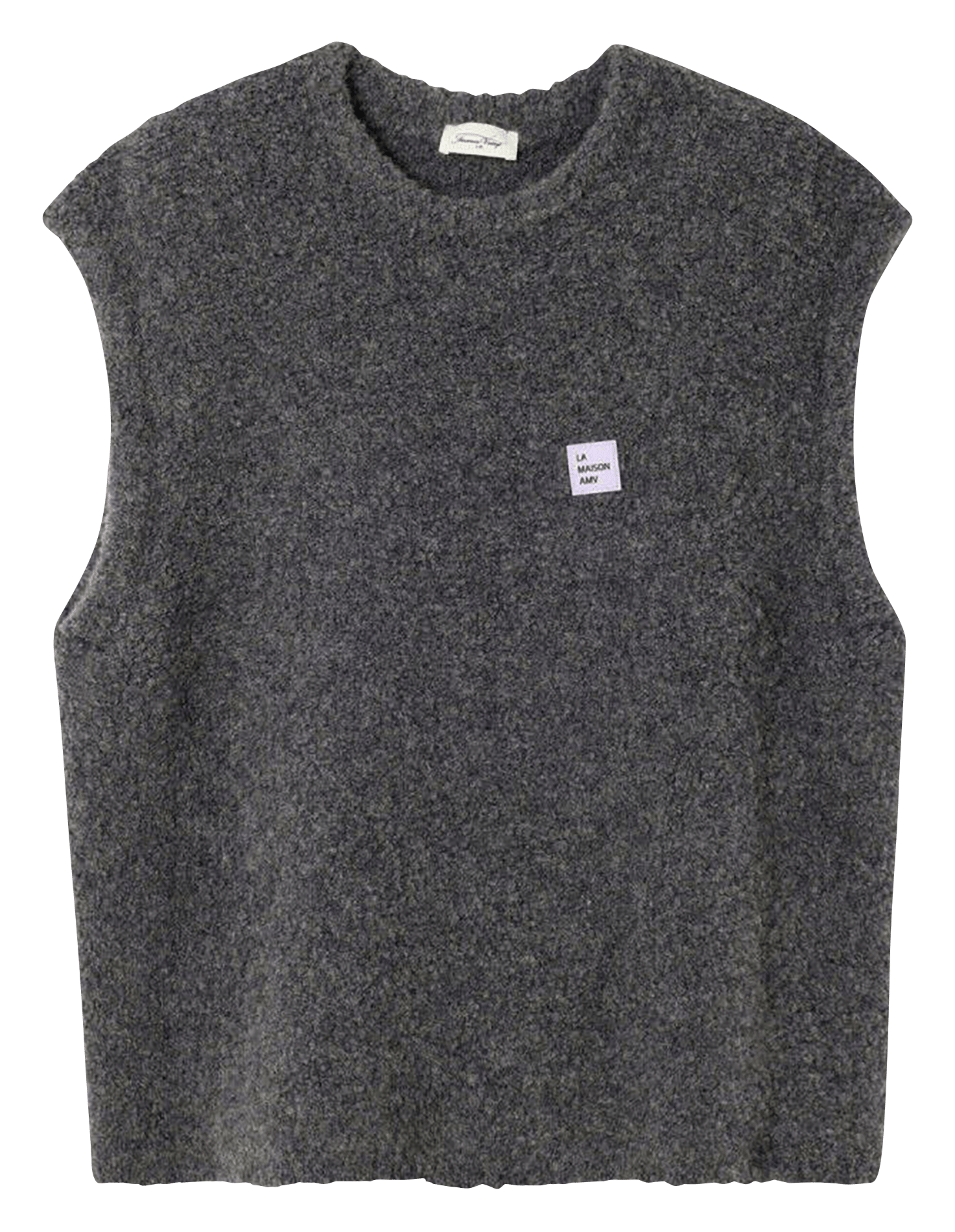 Pull oversize en maille zolly AMERICAN VINTAGE Gris