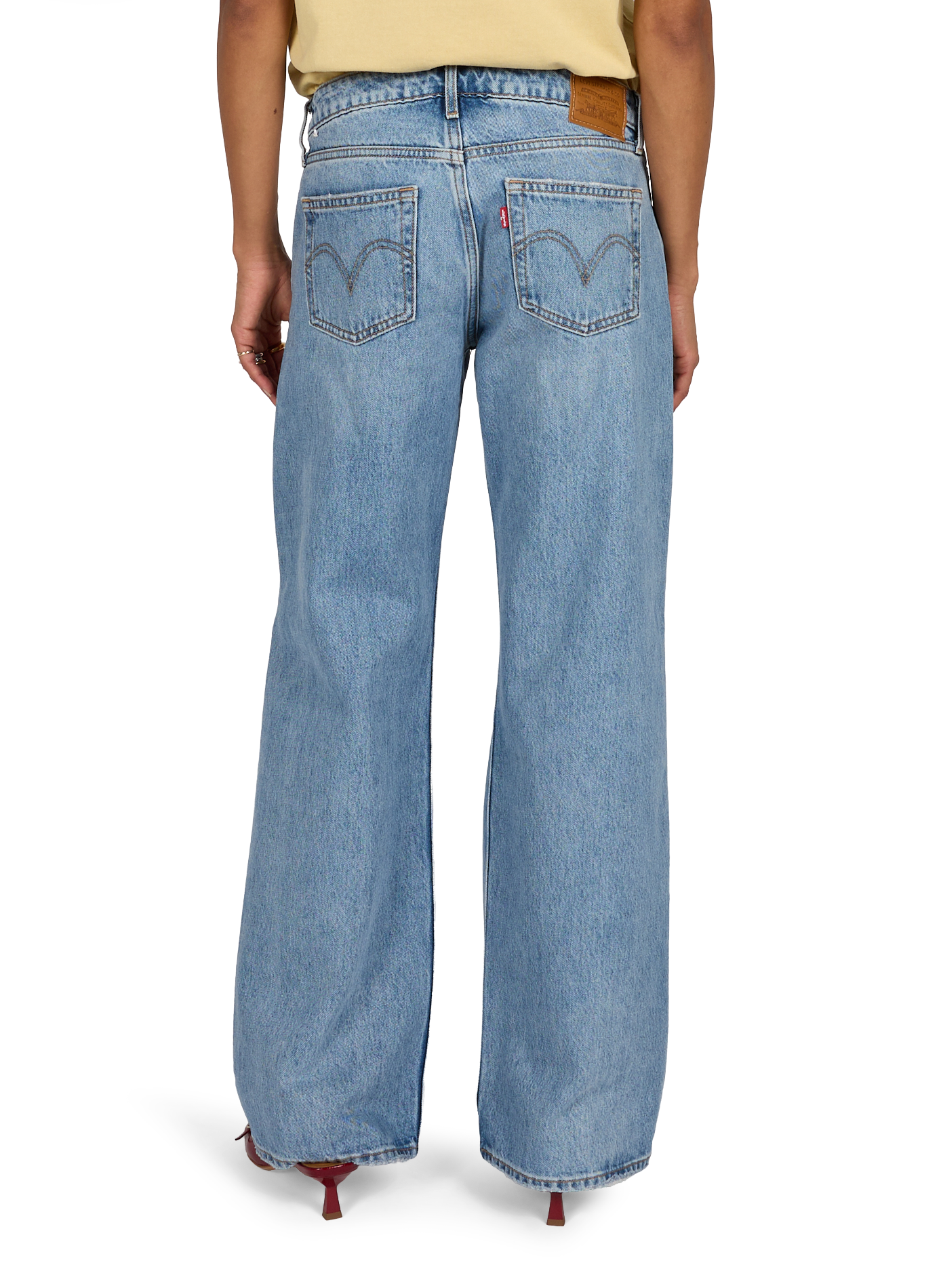 Low Loose cotton jeans LEVI'S Blue