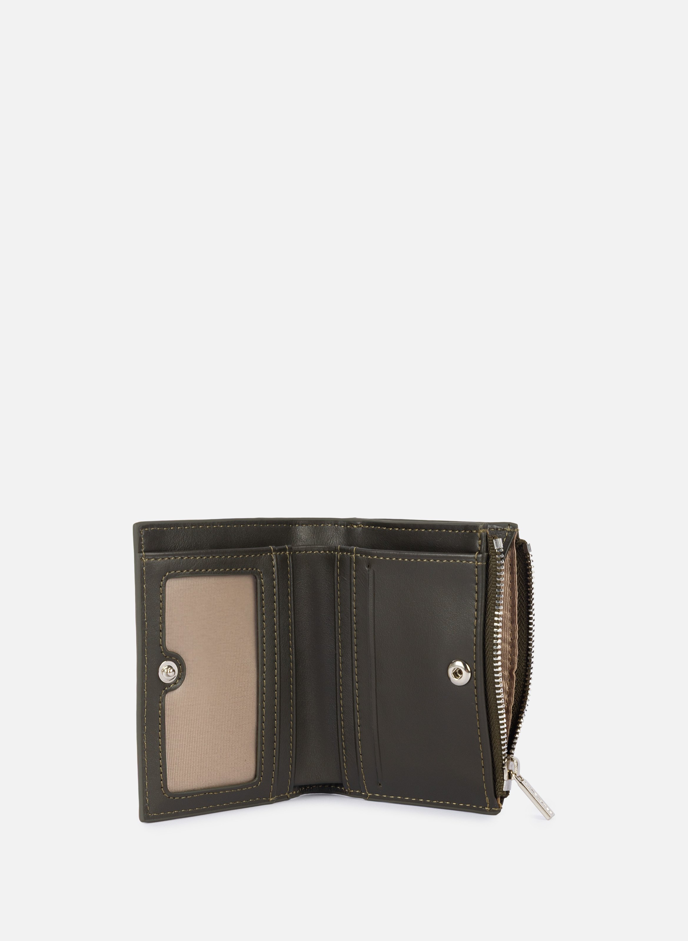 Portefeuille - paris pm LANCASTER Kaki