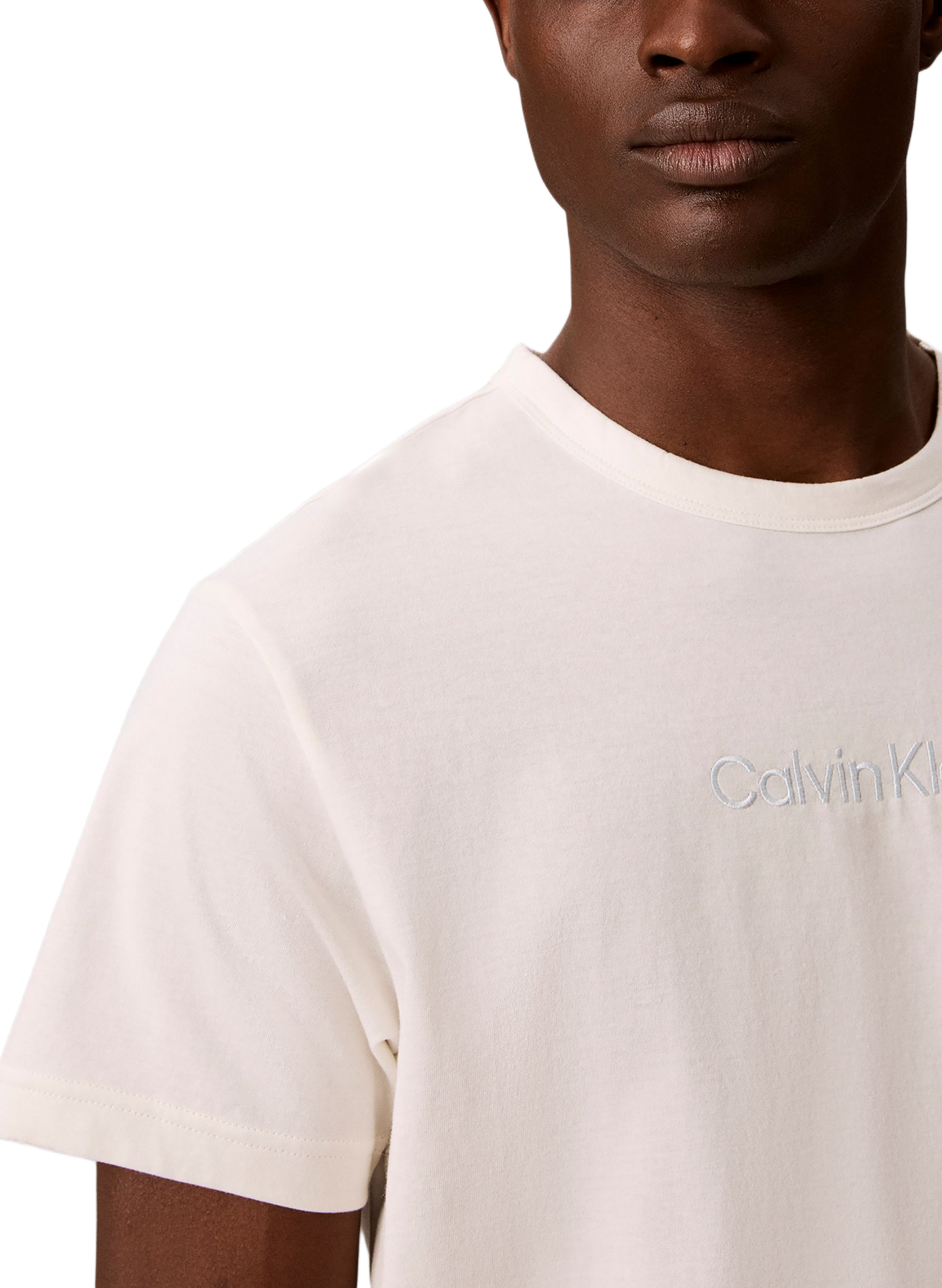 Ensemble de pyjama court en coton CALVIN KLEIN Blanc