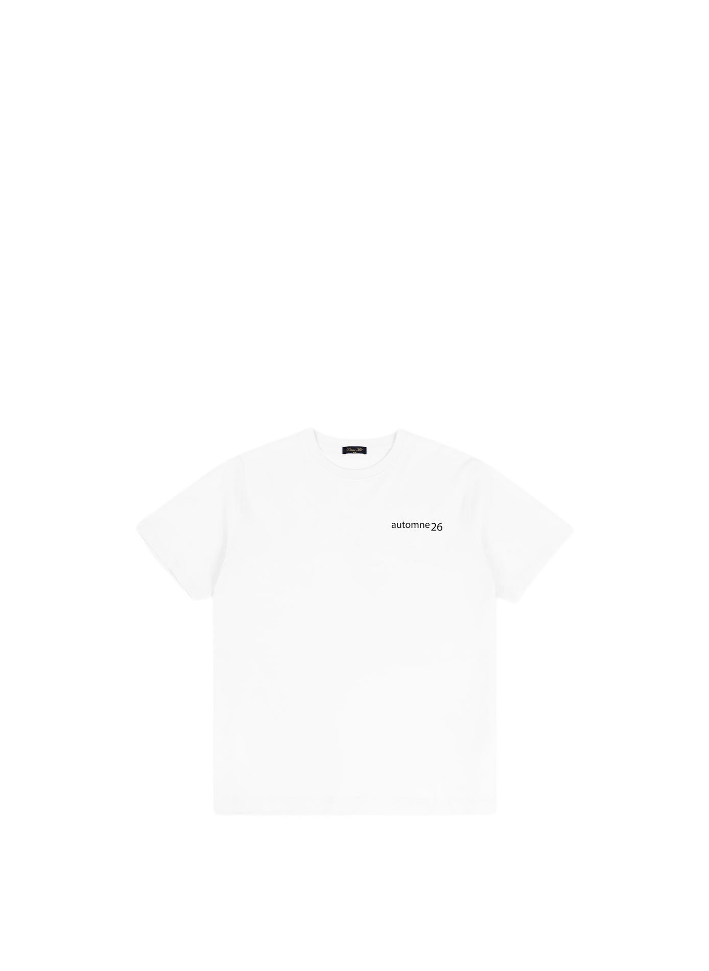 Straight-fit cotton T-shirt DIME White