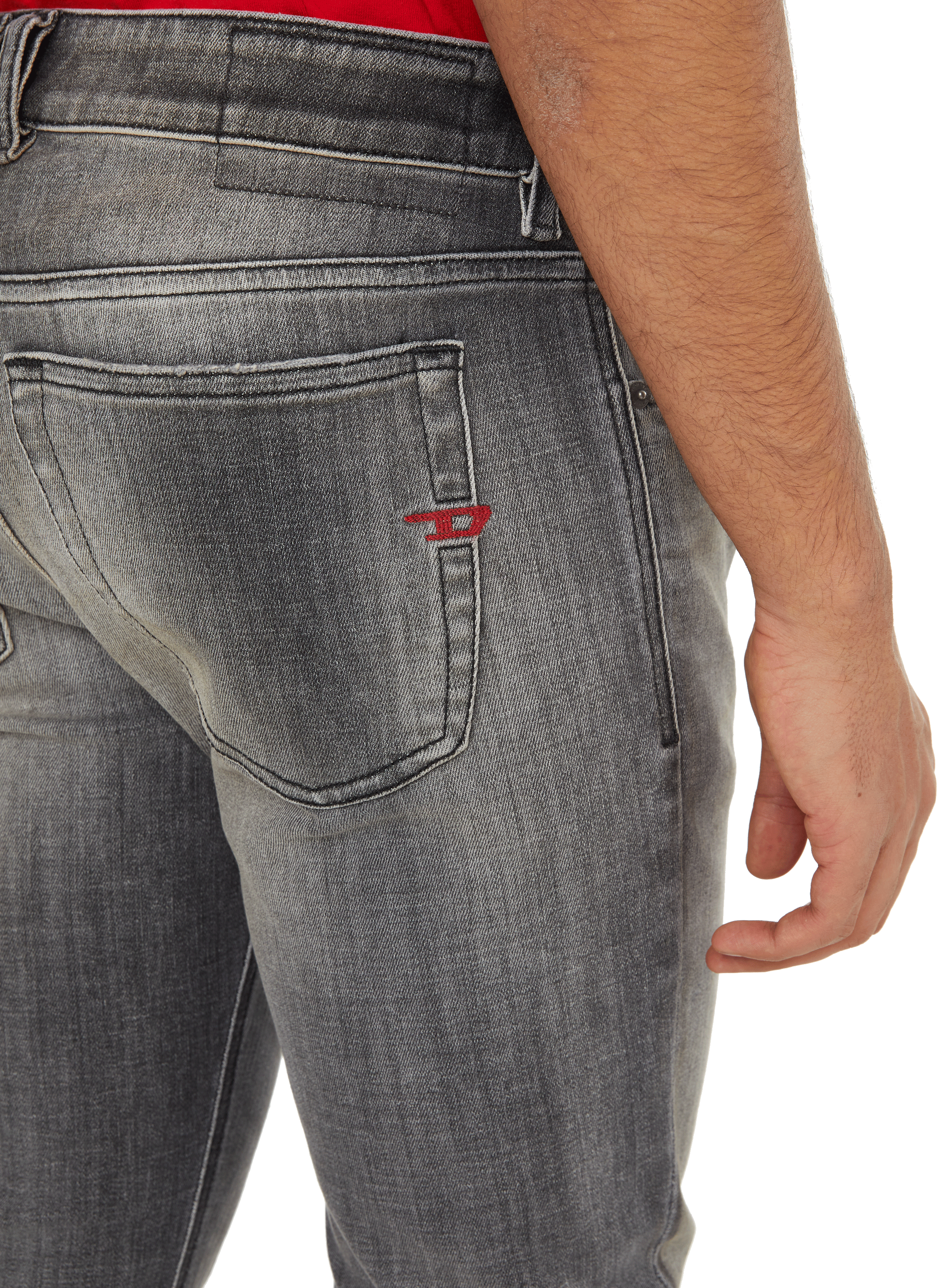 Cotton stretch skinny jeans DIESEL Black