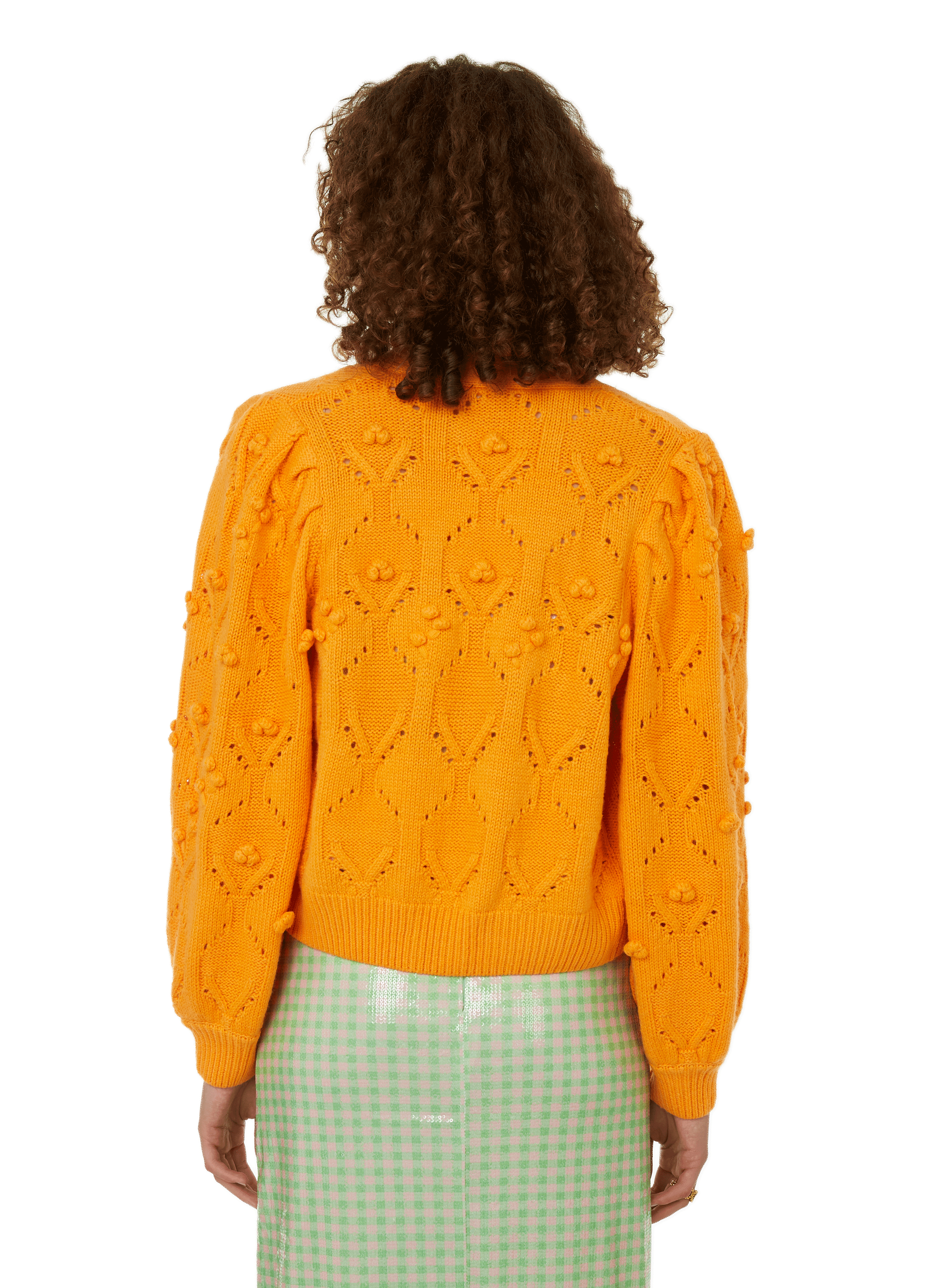 Cardigan Carlio en laine mélangée BAUM UND PFERDGARTEN Orange