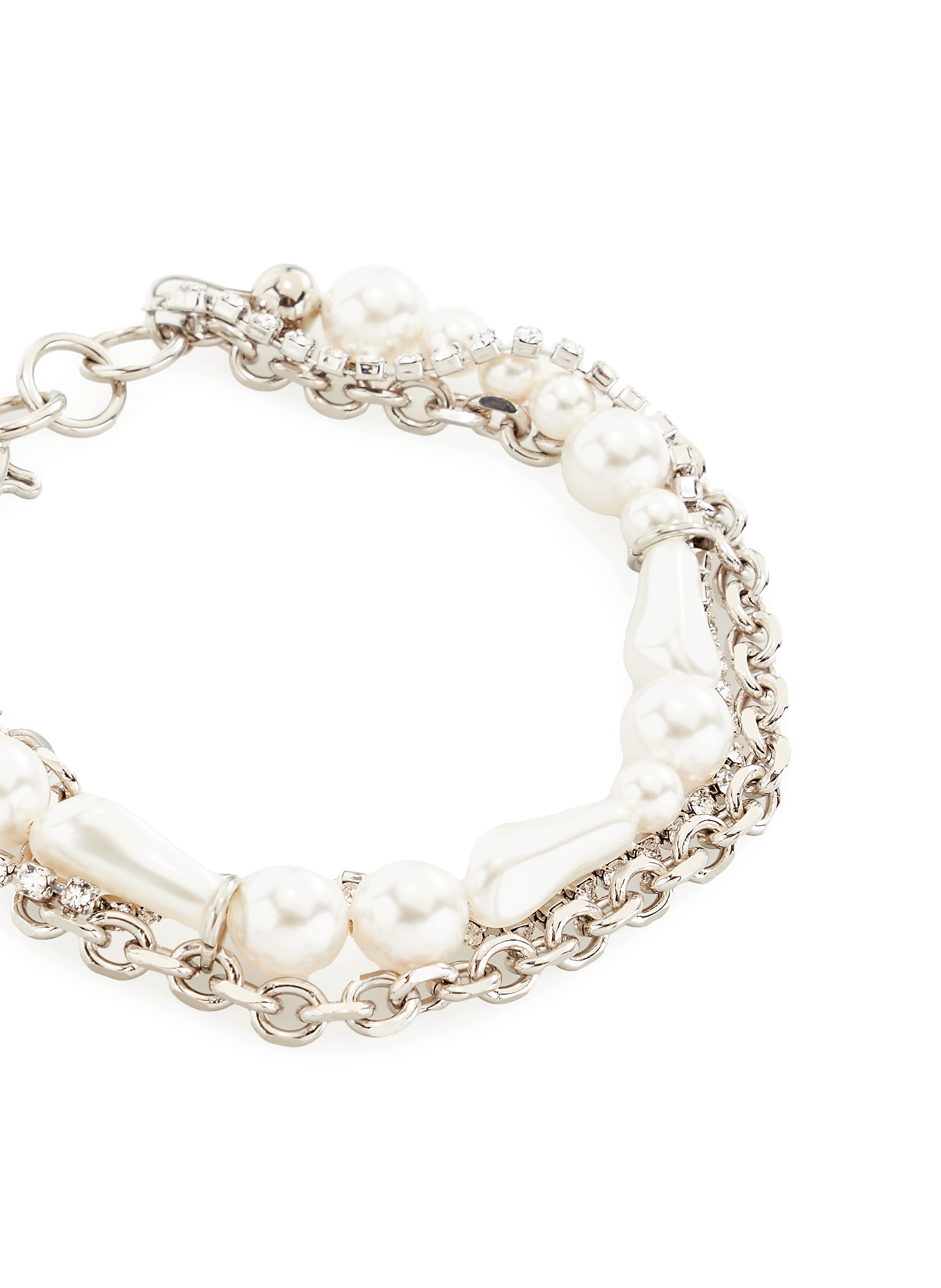 Bracelet taylor en laiton JUSTINE CLENQUET Argent