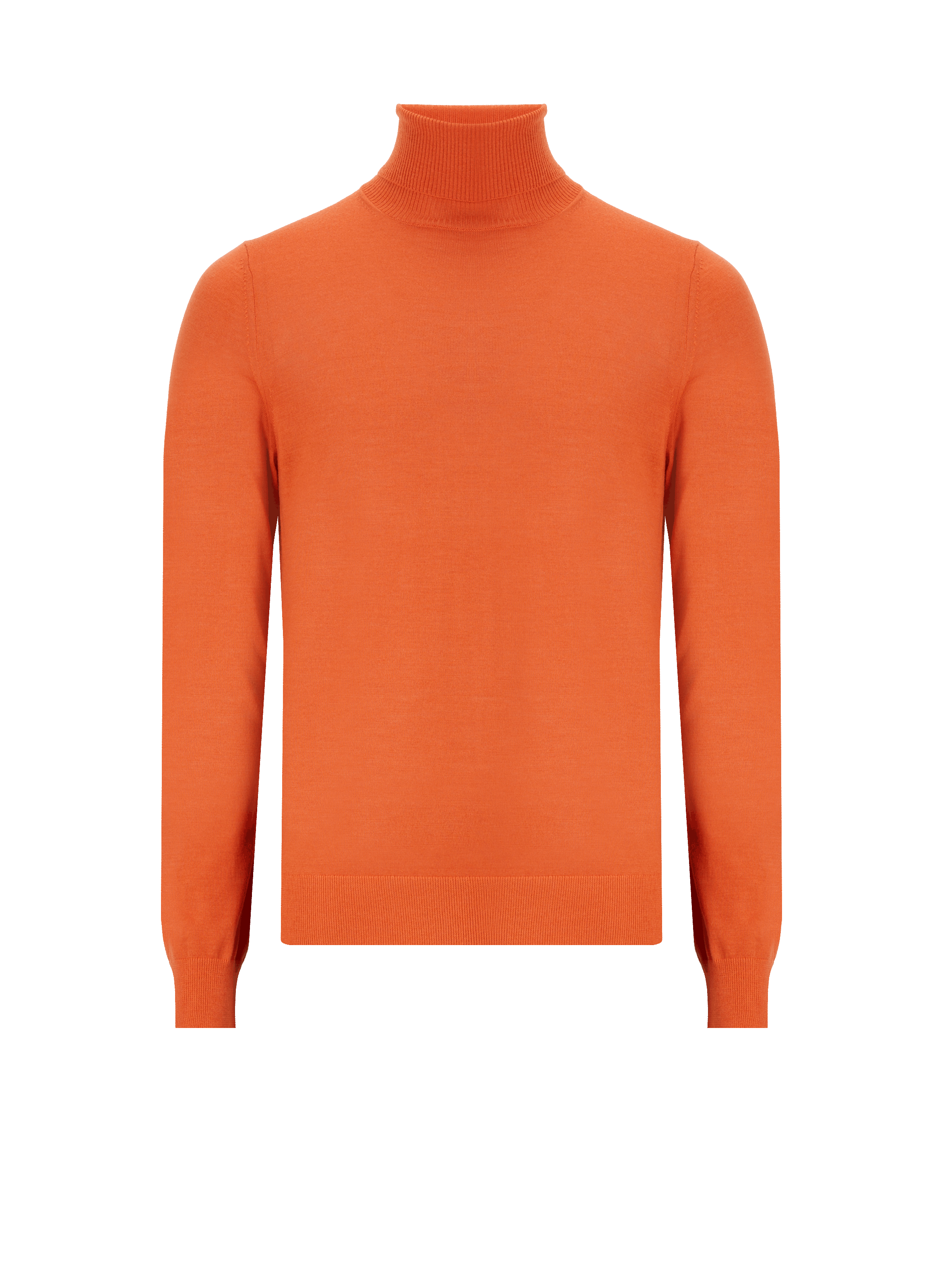 Pull col roulé en laine